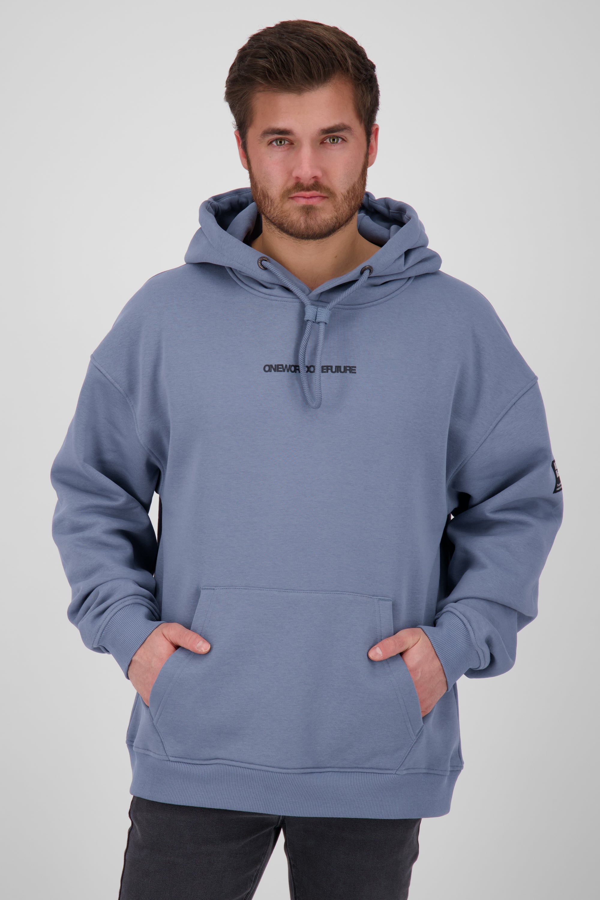 YannisAK Kapuzenpullover Herren - Stylisches Statement Dunkelblau