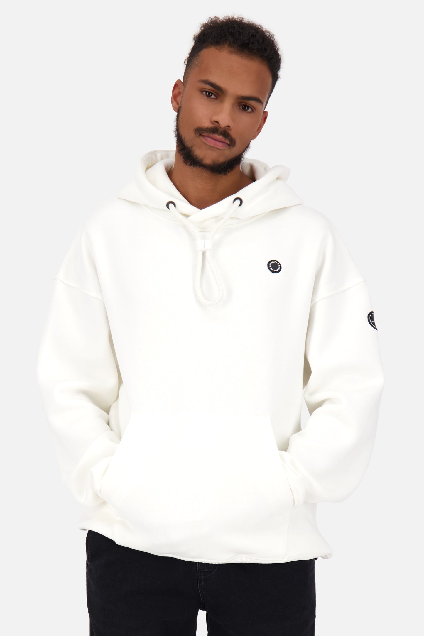 YannisAK A Kapuzenpullover für Herren - Kombinationsstarker Freizeitlook Weiß