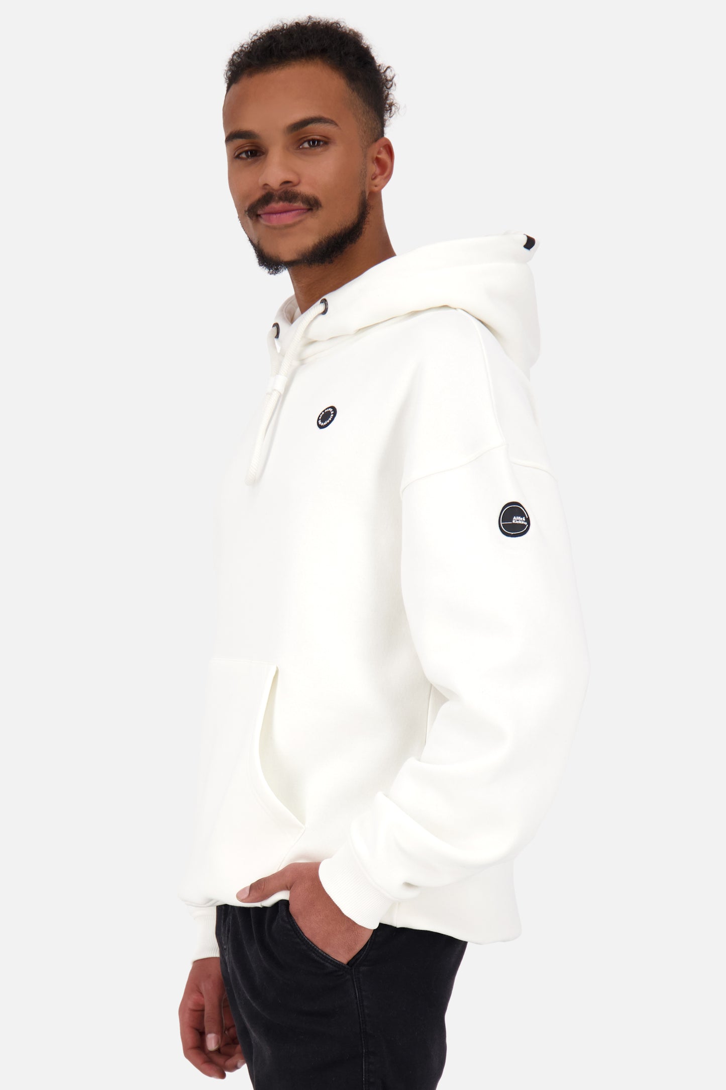 YannisAK A Kapuzenpullover für Herren - Kombinationsstarker Freizeitlook Weiß