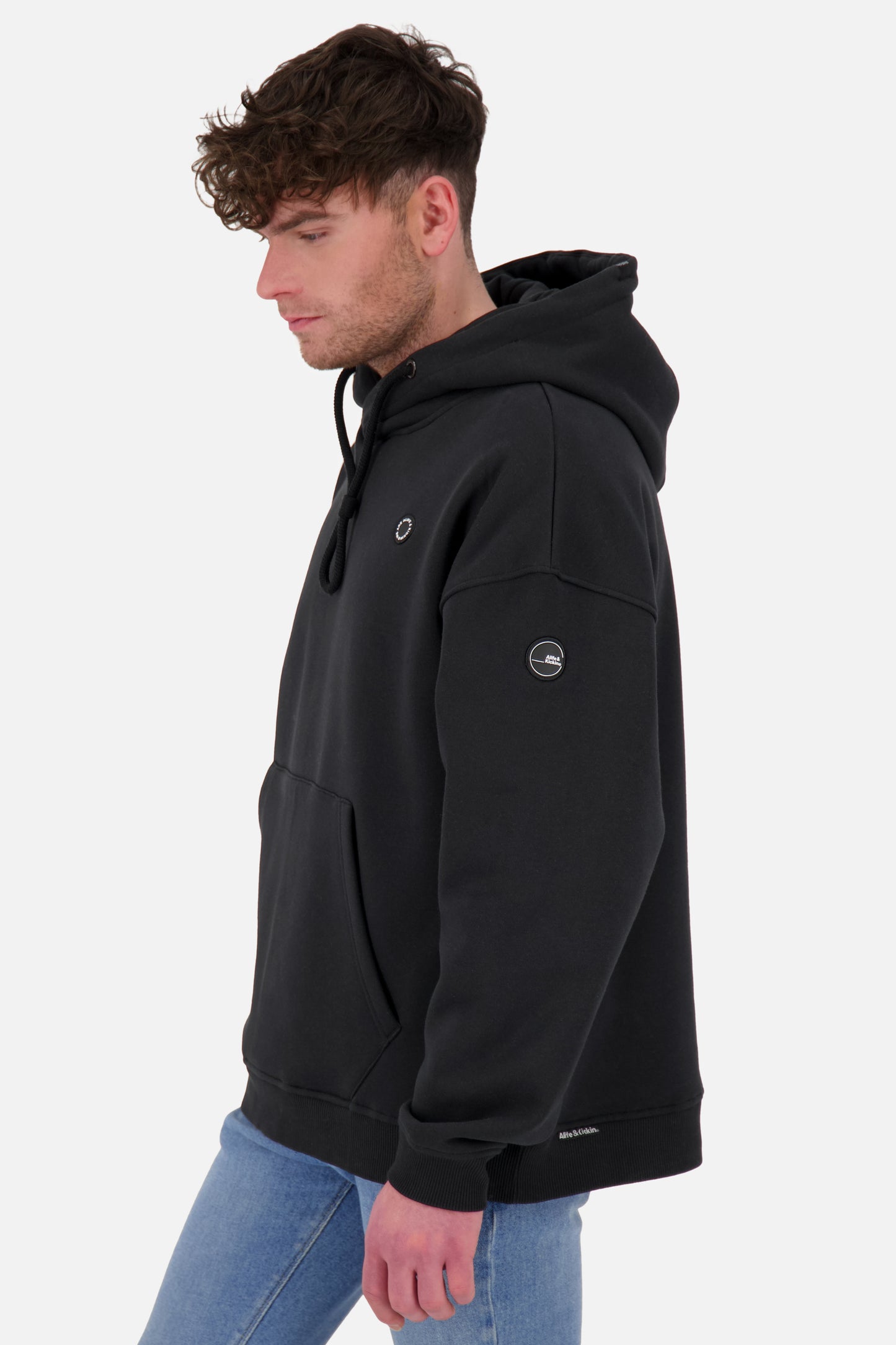 YannisAK A Kapuzenpullover für Herren - Kombinationsstarker Freizeitlook Schwarz