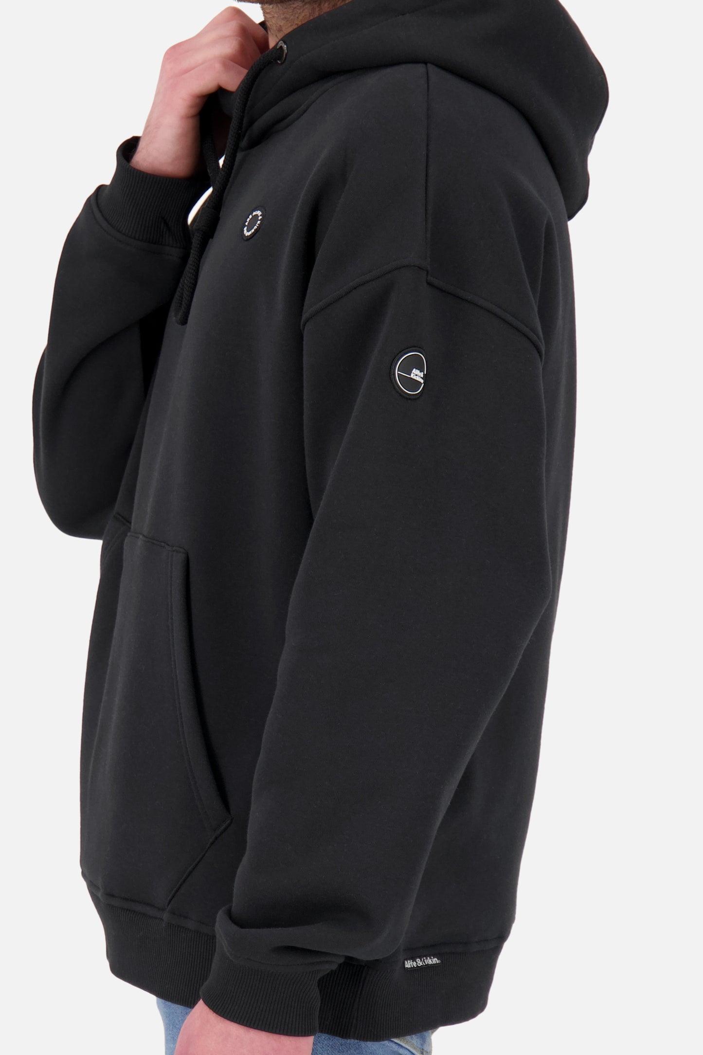 YannisAK A Kapuzenpullover für Herren - Kombinationsstarker Freizeitlook Schwarz