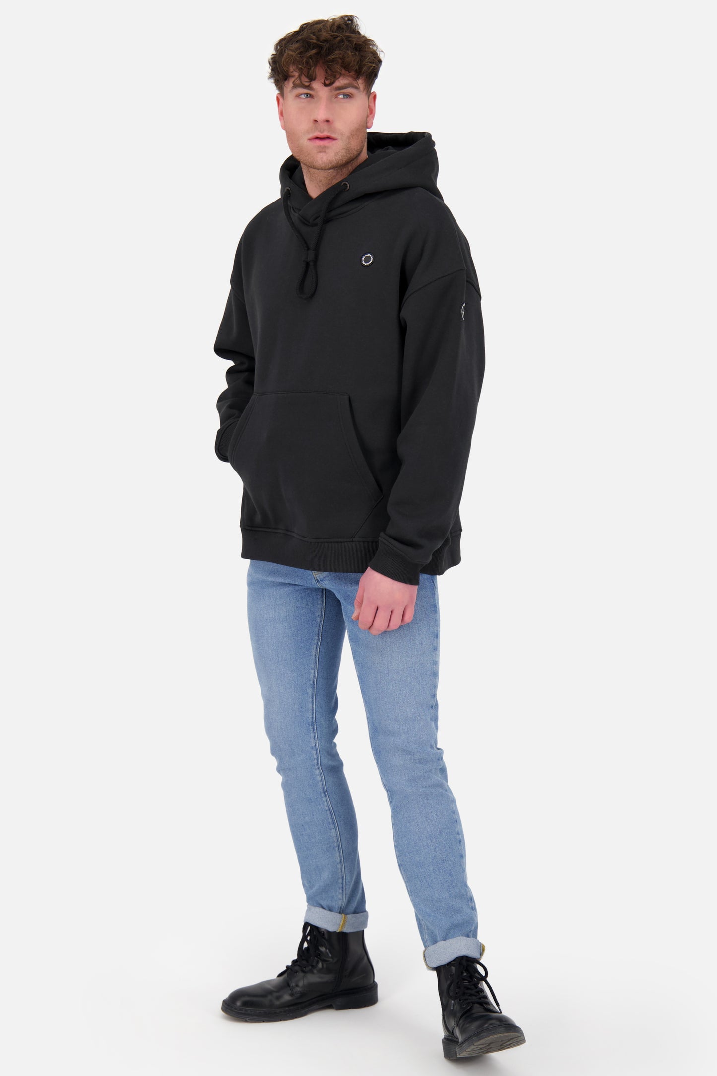 YannisAK A Kapuzenpullover für Herren - Kombinationsstarker Freizeitlook Schwarz