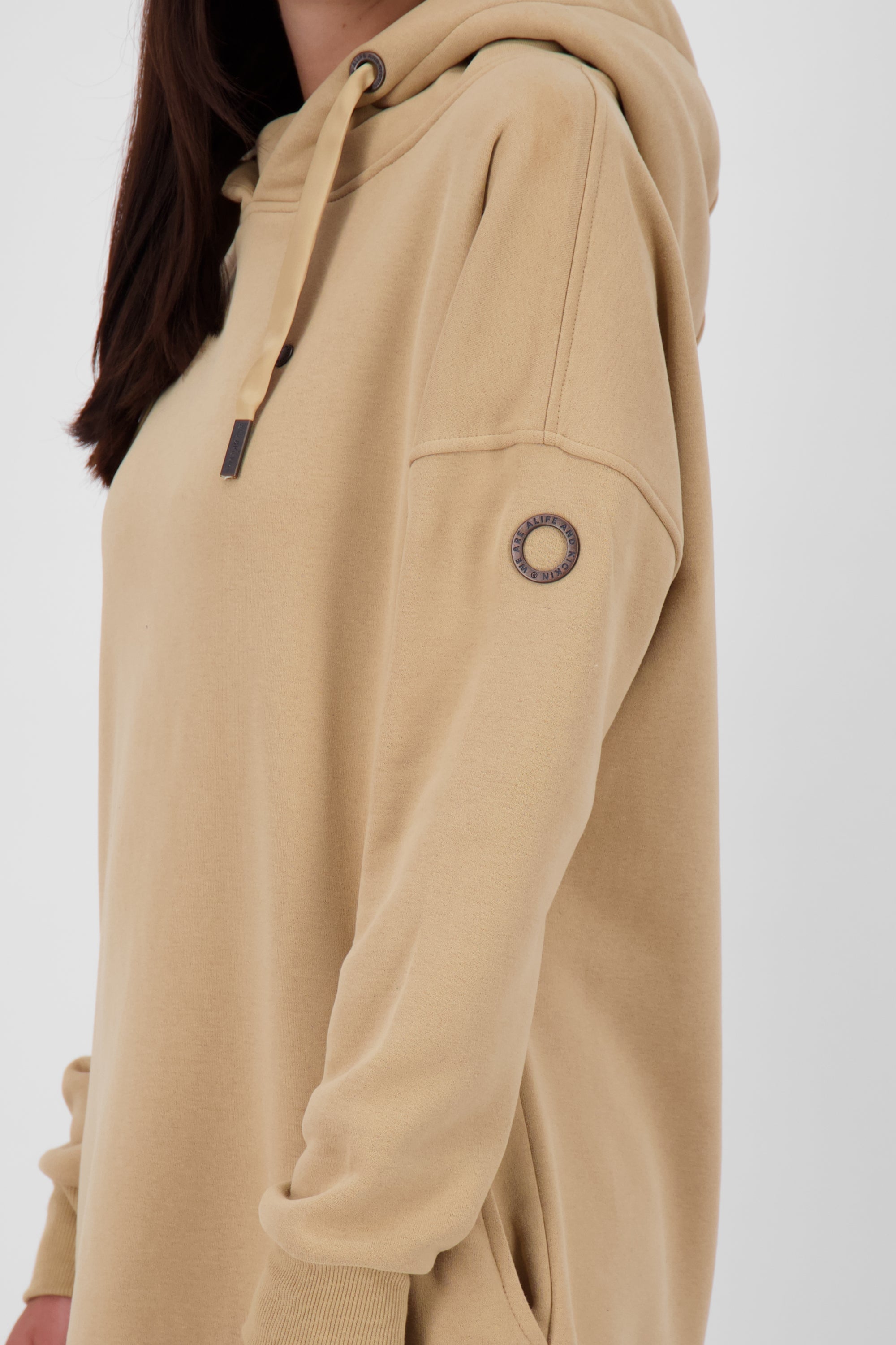 HelenaAK A Sweatkleid ein Vielseitiger Style für jede Gelegenheit Beige