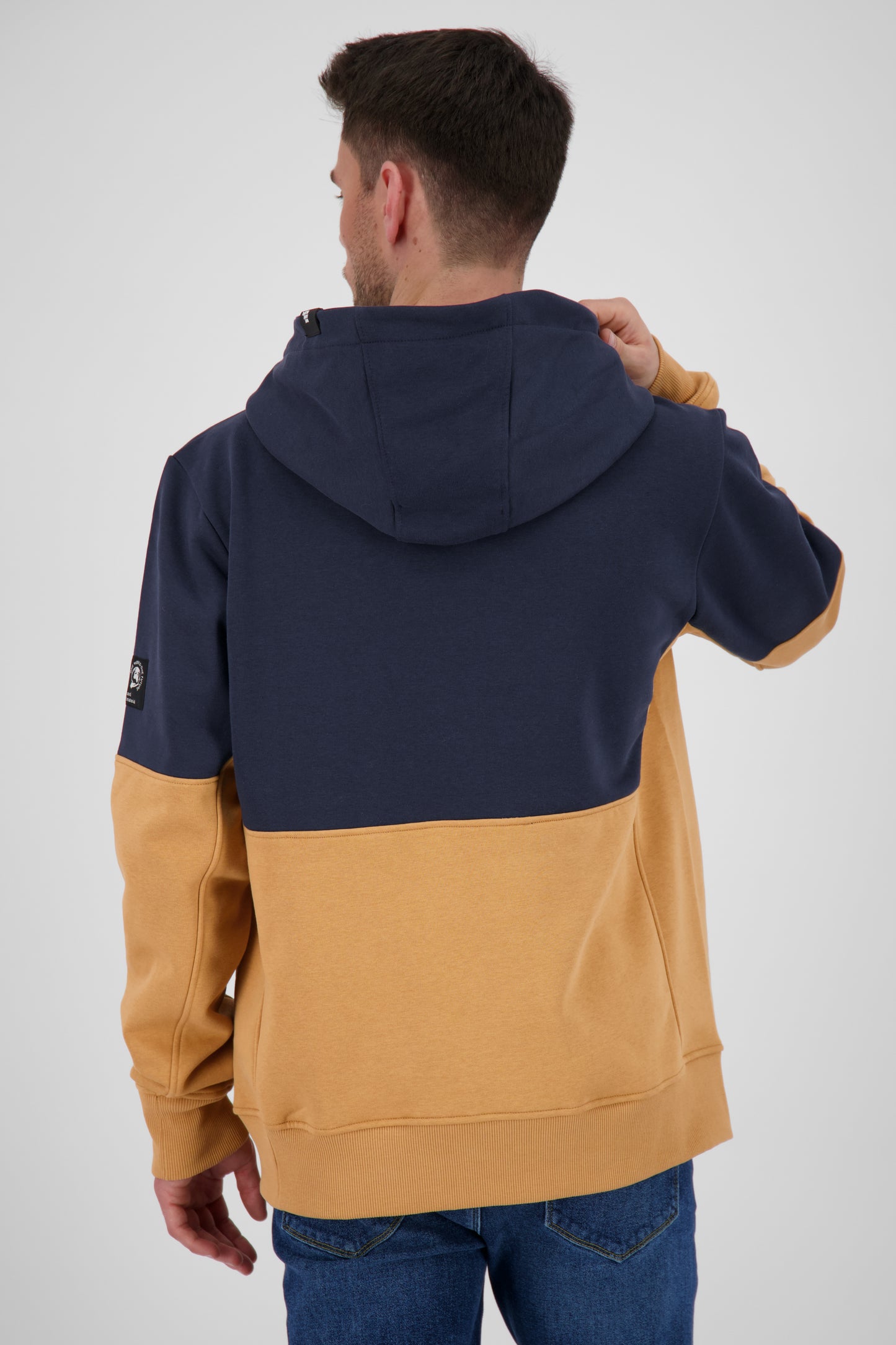 Kapuzensweatshirt OwenAK für Herren - Colorblocking Dunkelblau