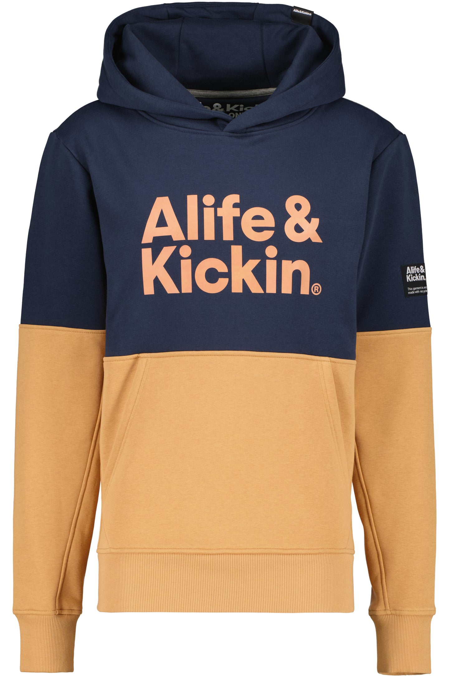Kapuzensweatshirt OwenAK für Herren - Colorblocking Dunkelblau