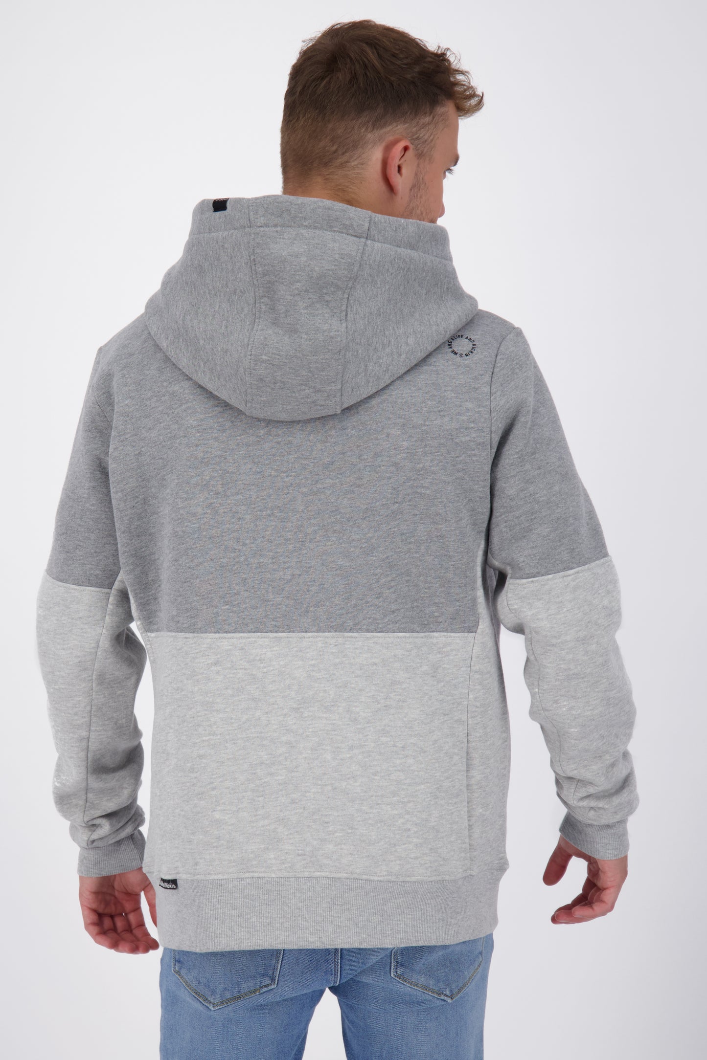 Kapuzensweatshirt OwenAK für Herren - Colorblocking Grau