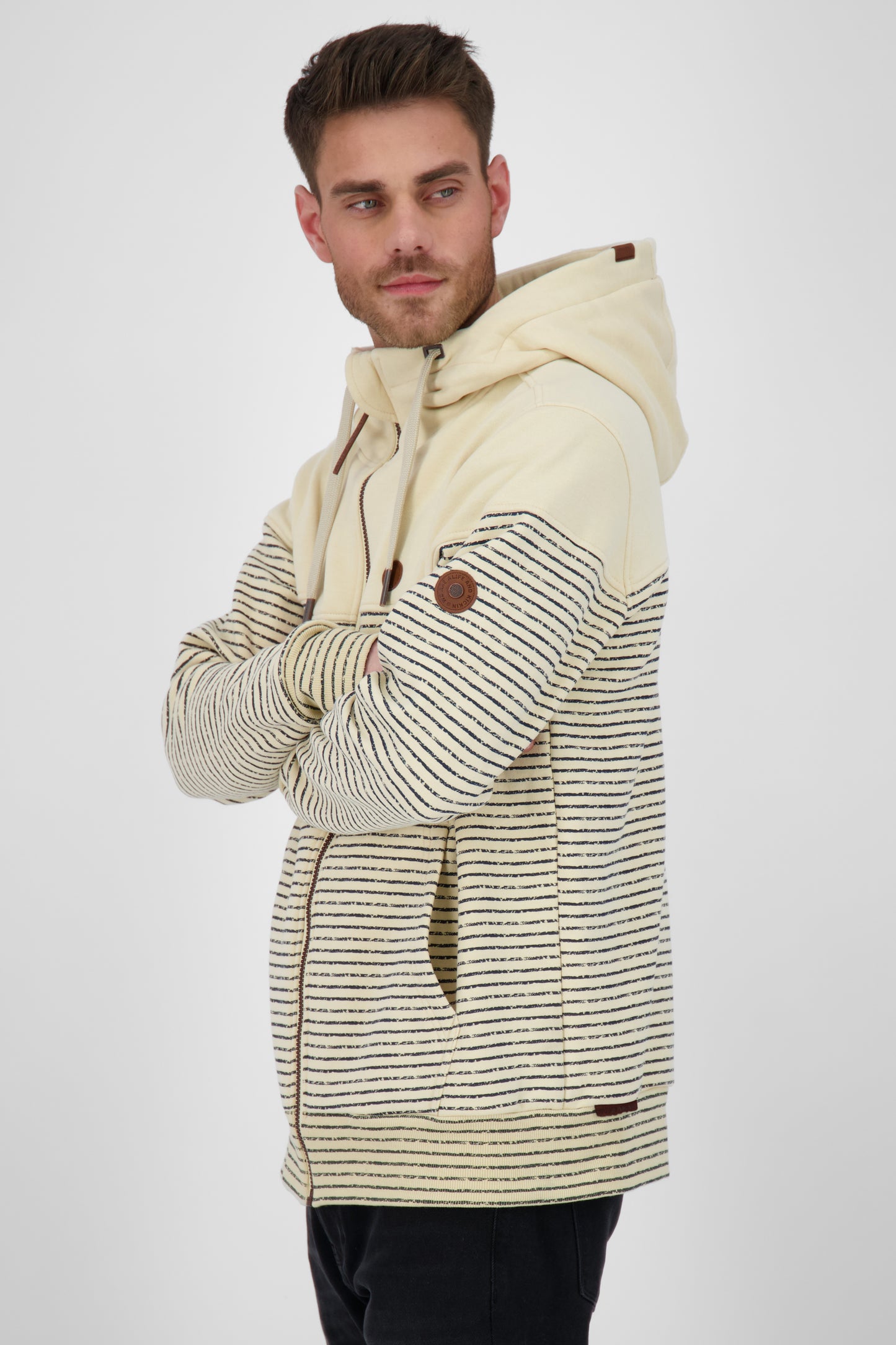 HurricaneAK B Sweatjacke Herren Beige