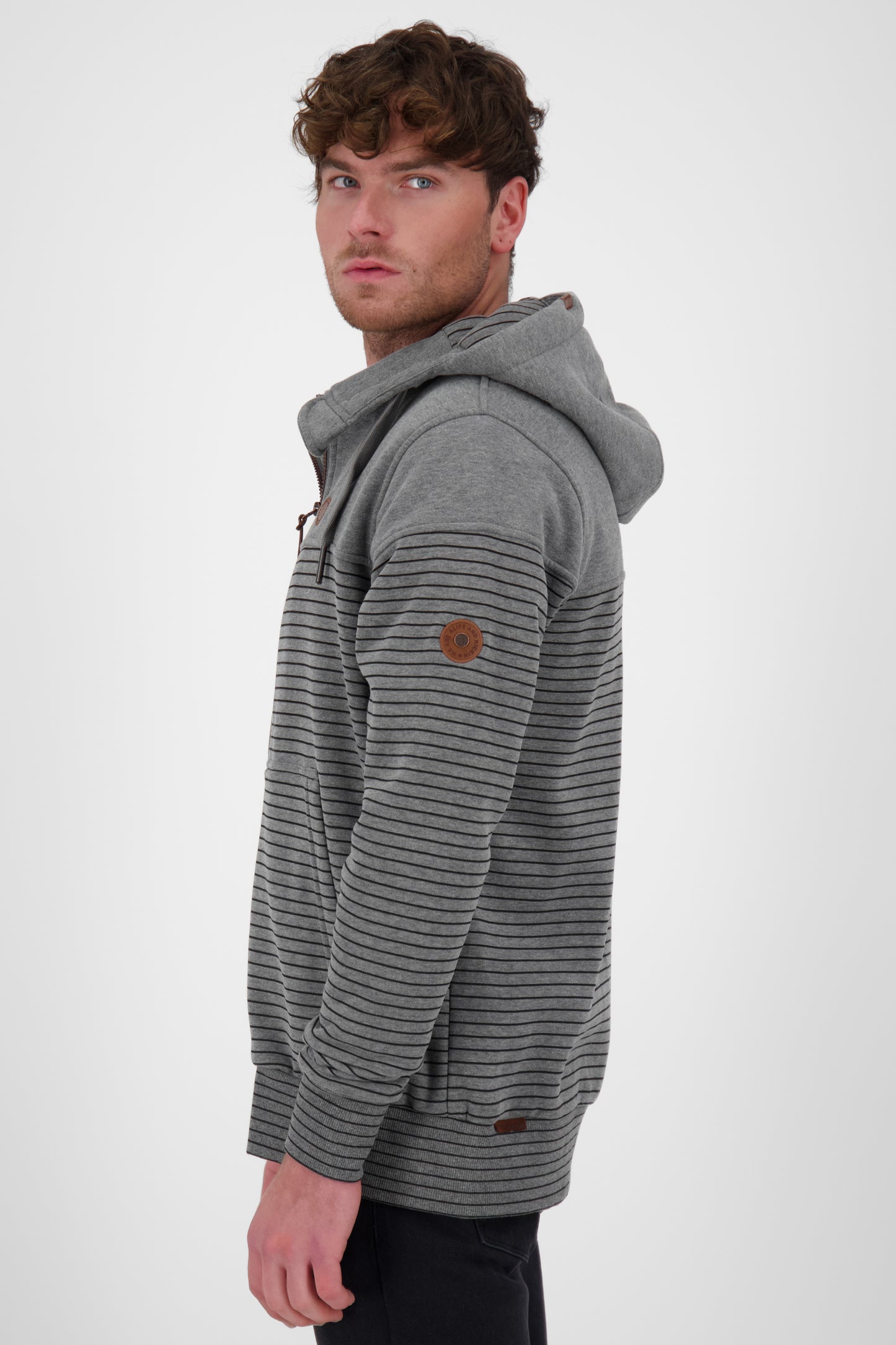HurricaneAK B Sweatjacke Herren Grau
