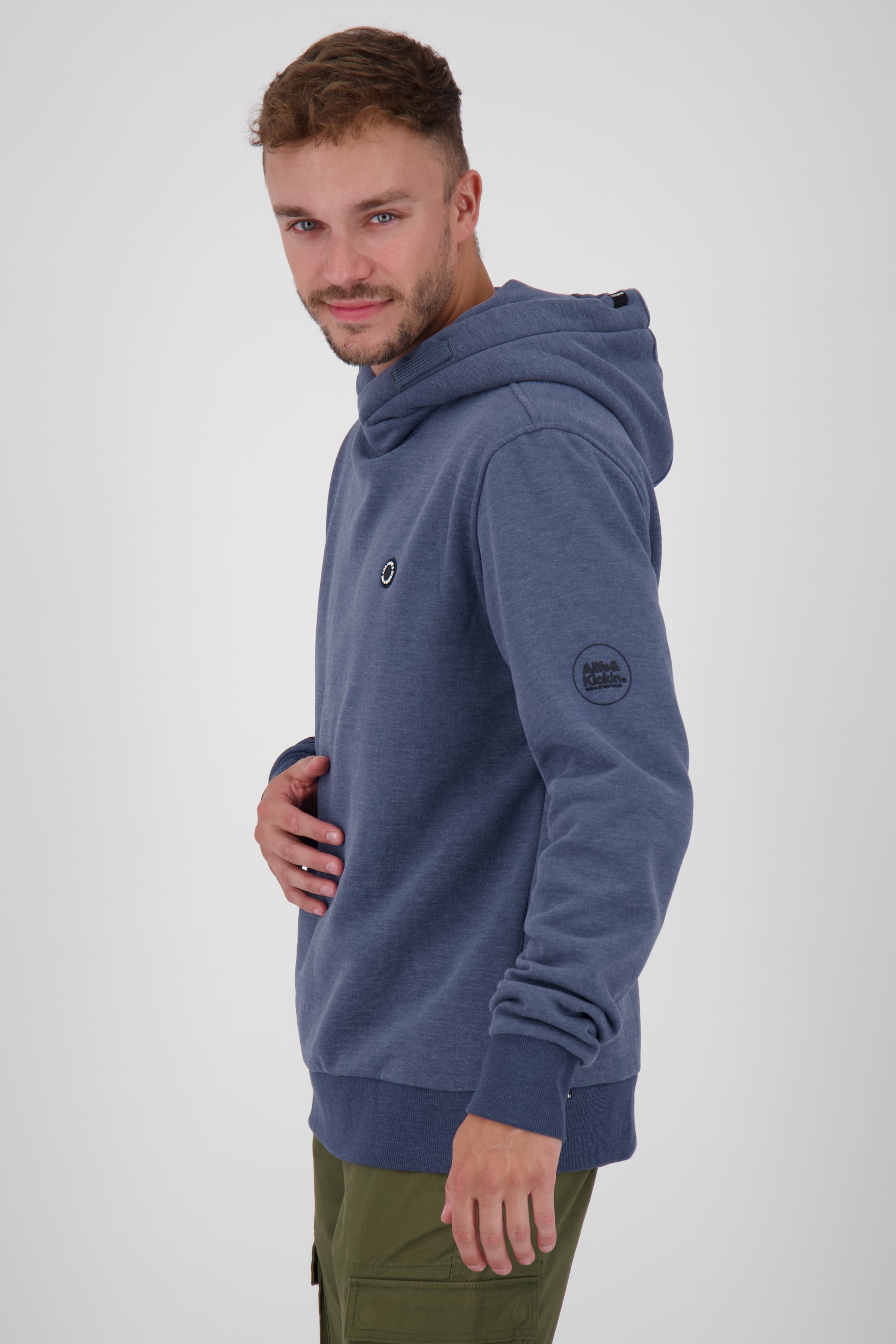 Zeitloser Klassiker für Herren Kapuzensweatshirt AcoAK A Dunkelblau