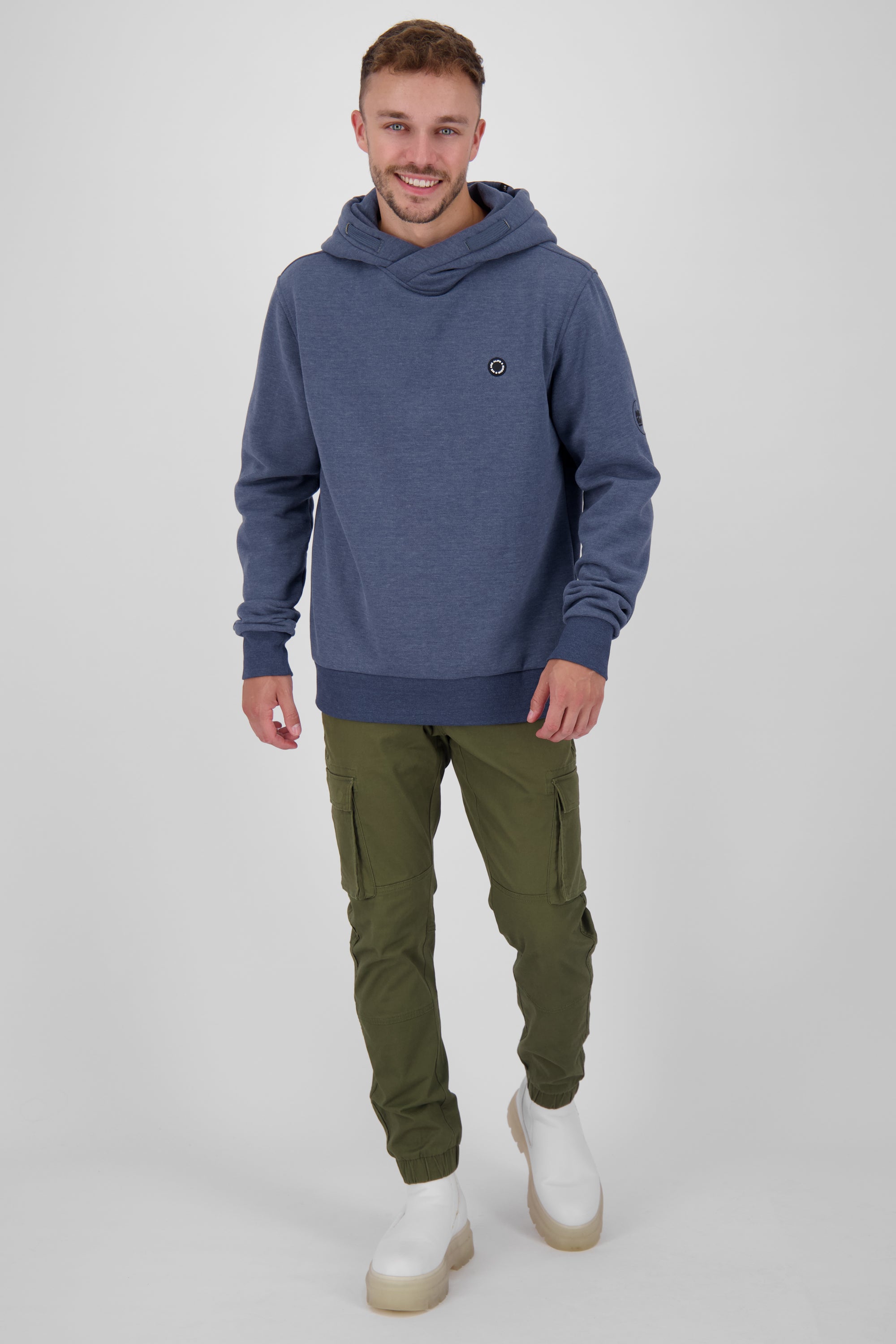 Zeitloser Klassiker für Herren Kapuzensweatshirt AcoAK A Dunkelblau