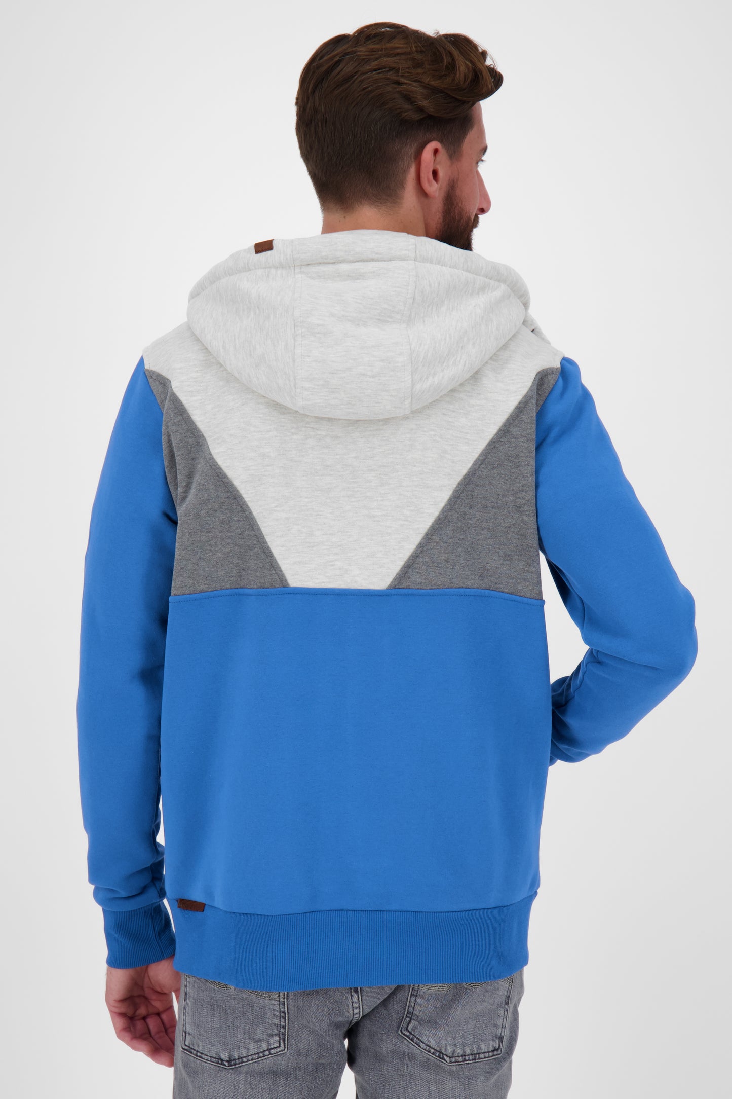 Lässige Kapuzensweatjacke JulianAK O Herren Blau
