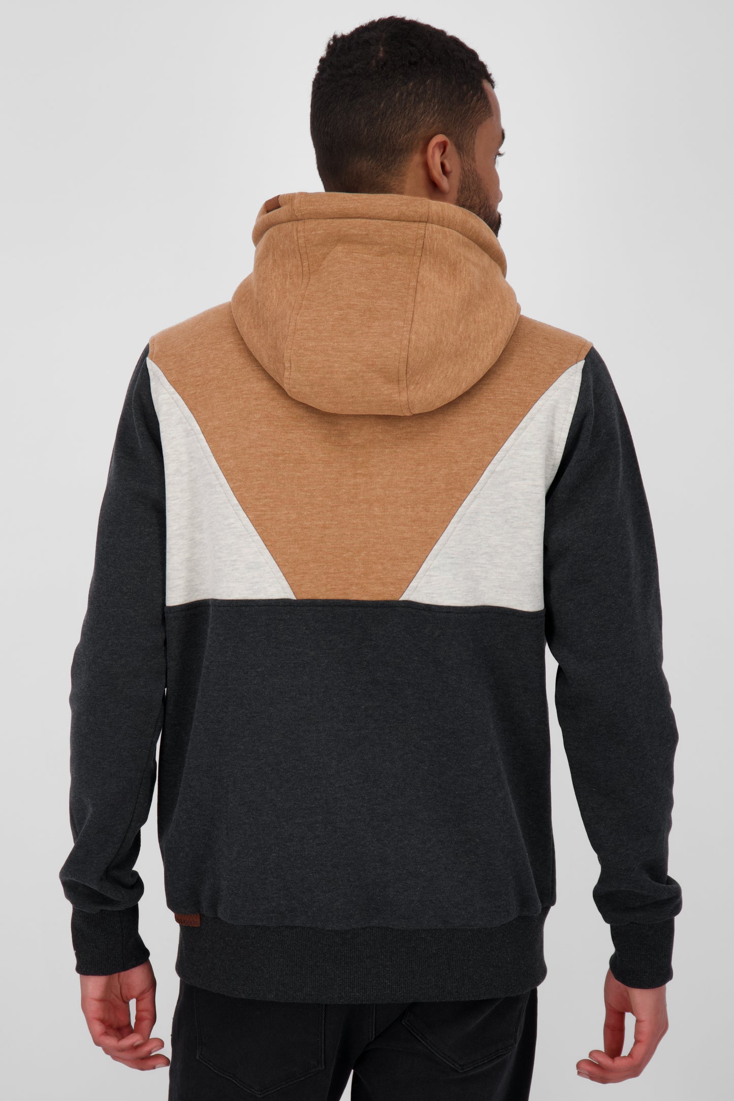 Lässige Kapuzensweatjacke JulianAK O Herren Schwarz