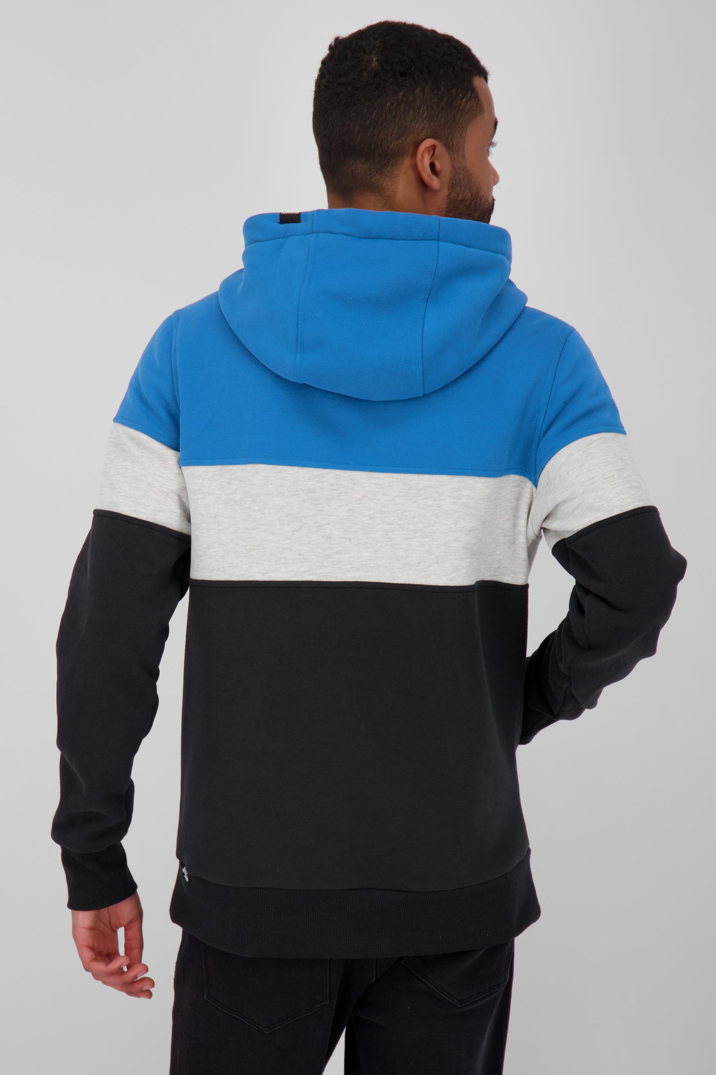 Trendiges Sweatjacket KingsleyAK A mit Colourblocking Blau