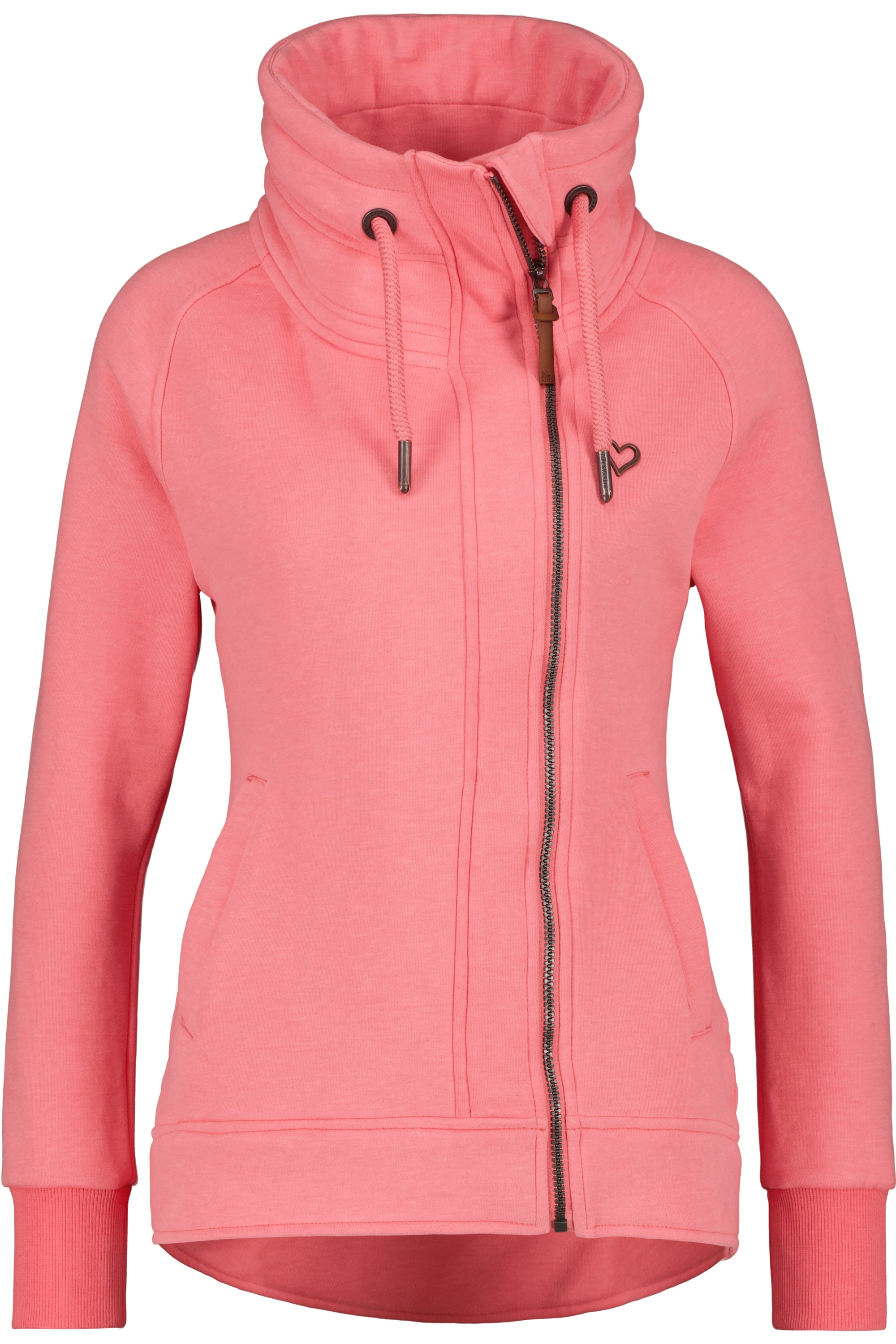 Kuschelig weiche Sweatjacke MerylAK für Damen Orange
