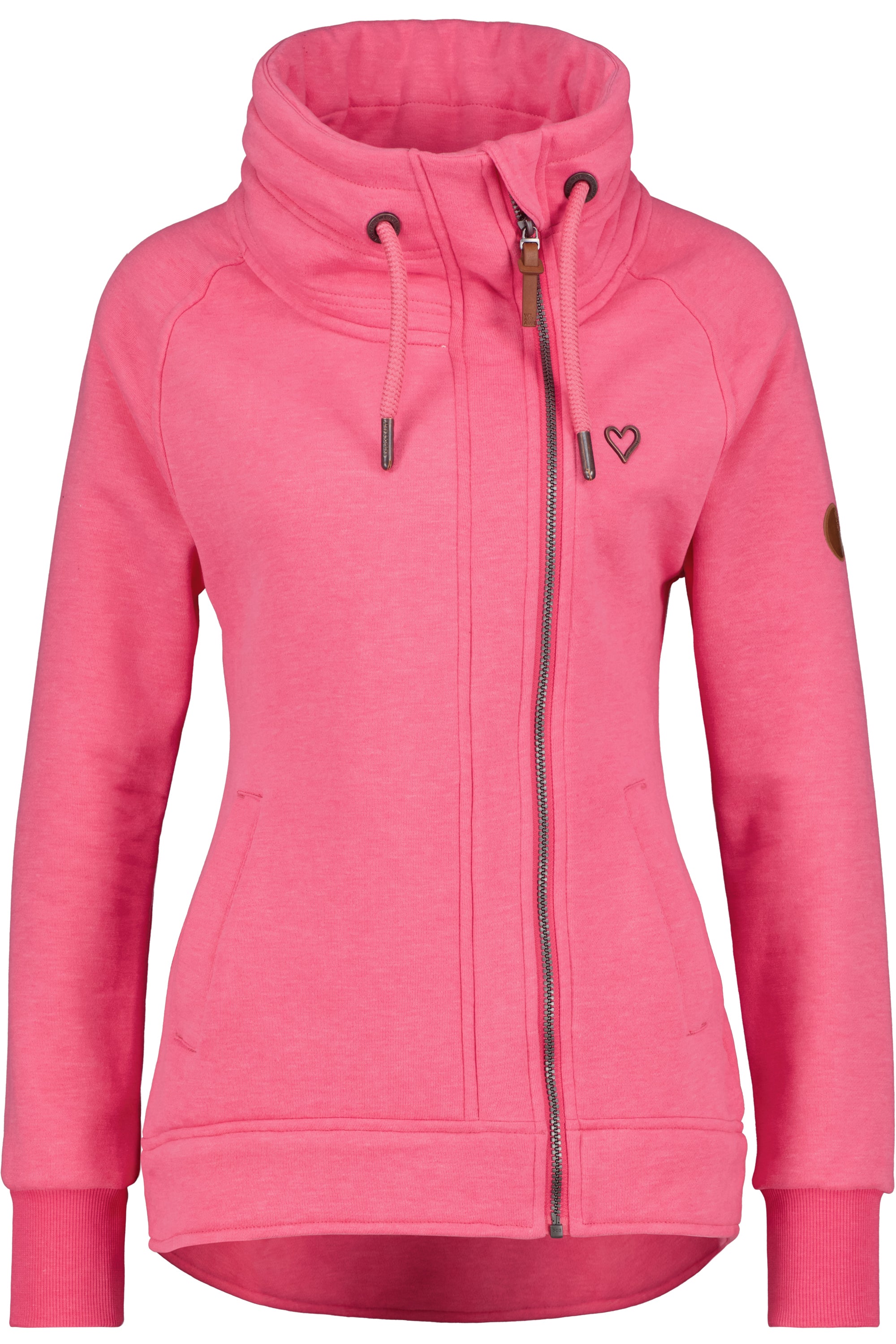 Kuschelig weiche Sweatjacke MerylAK für Damen Pink