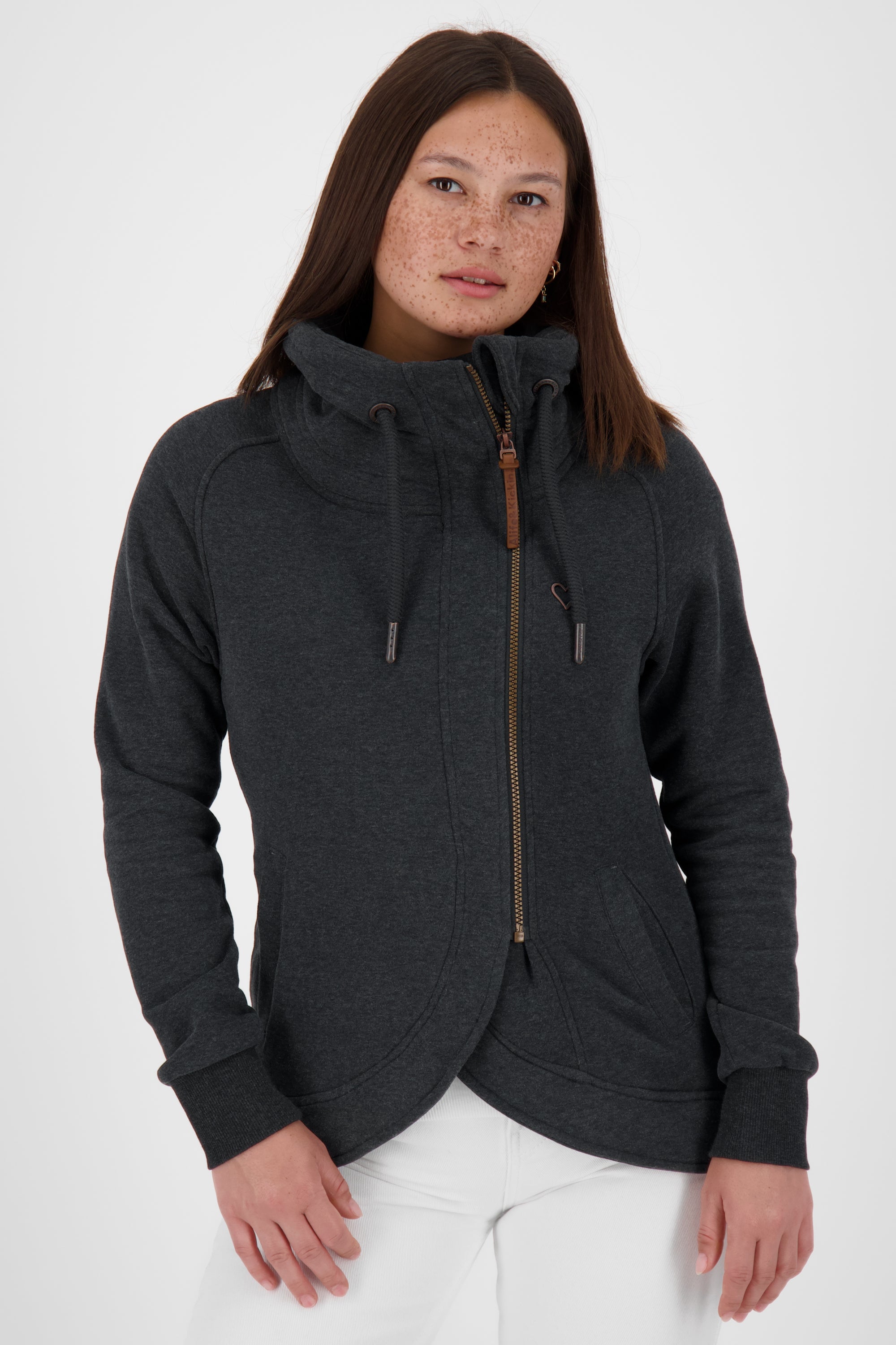 Must-Have für Gemütlichkeit: Damen-Sweatjacke MerylAK Schwarz