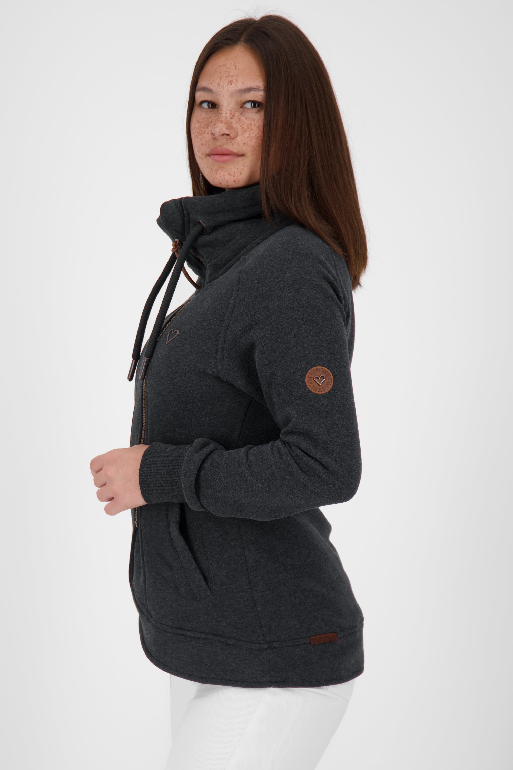 Must-Have für Gemütlichkeit: Damen-Sweatjacke MerylAK Schwarz