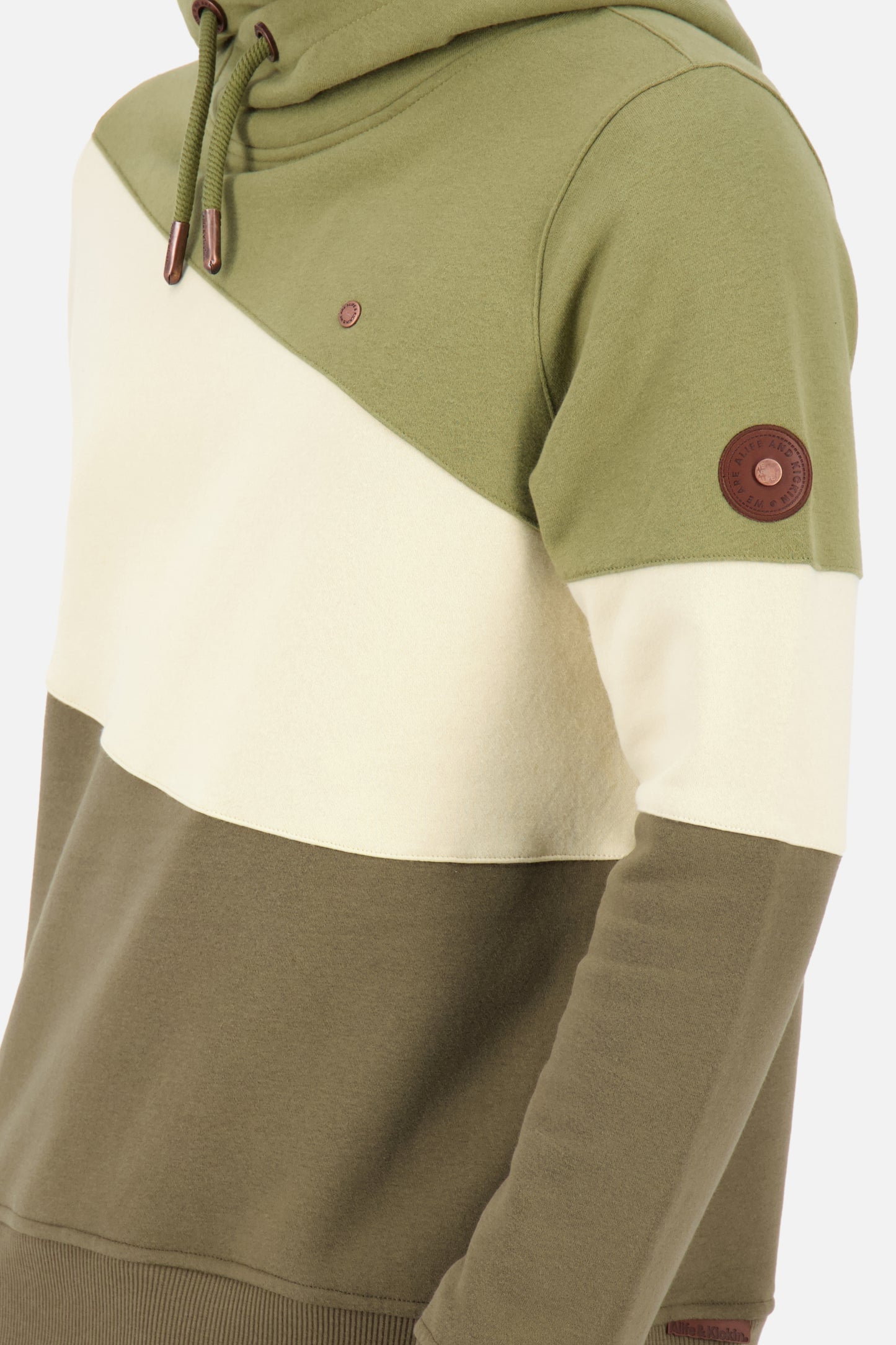 Stylischer Herren-Hoodie SteanAK A Dunkelgrün