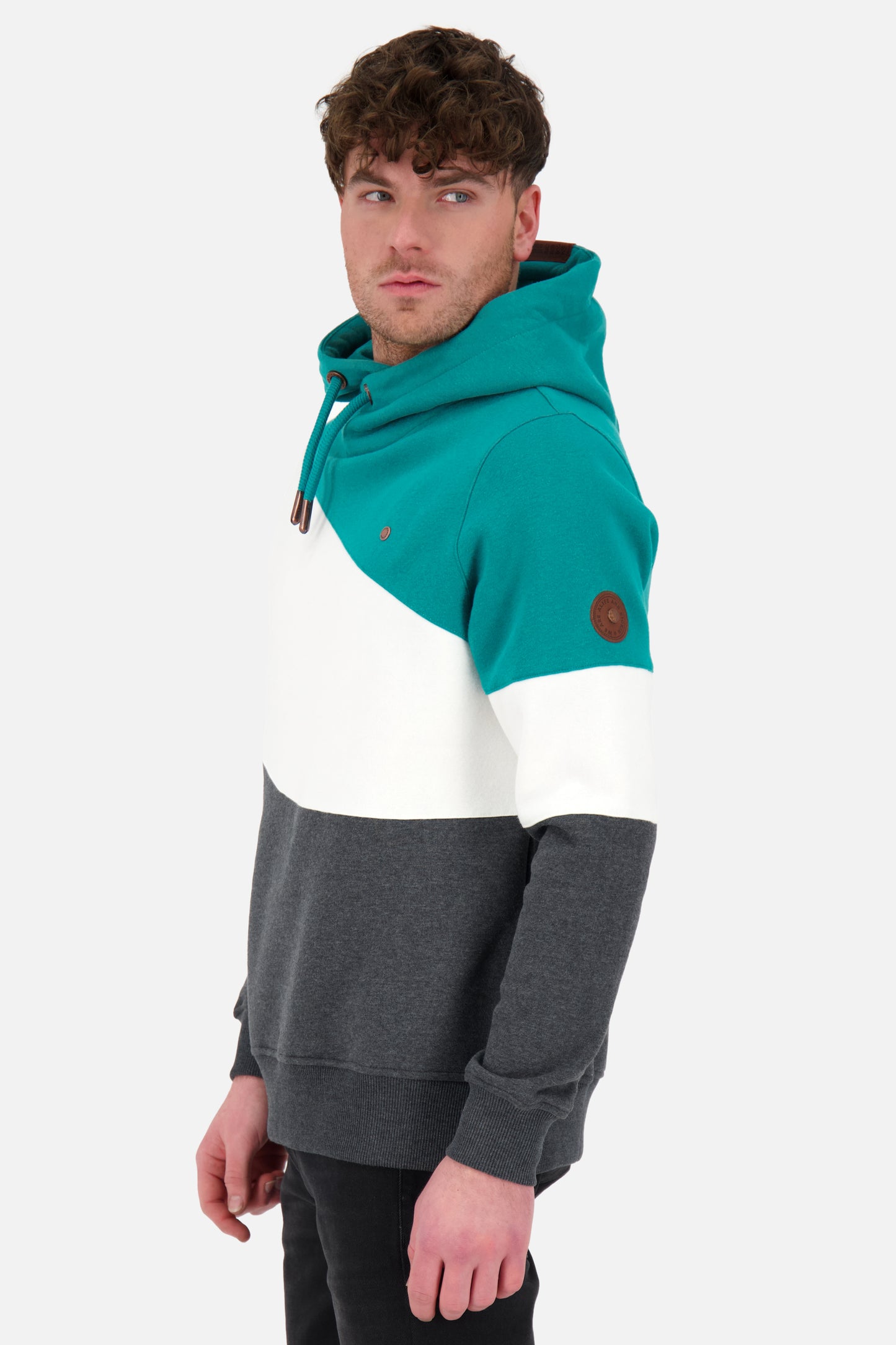 Stylischer Herren-Hoodie SteanAK A Schwarz