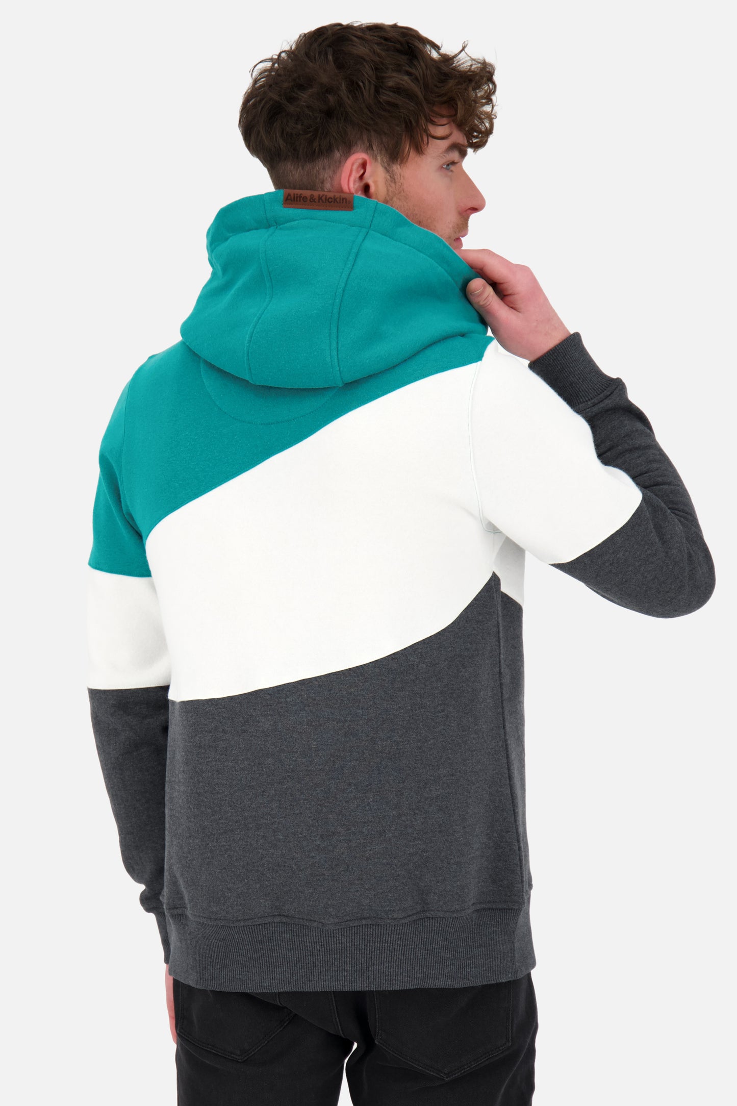 Stylischer Herren-Hoodie SteanAK A Schwarz