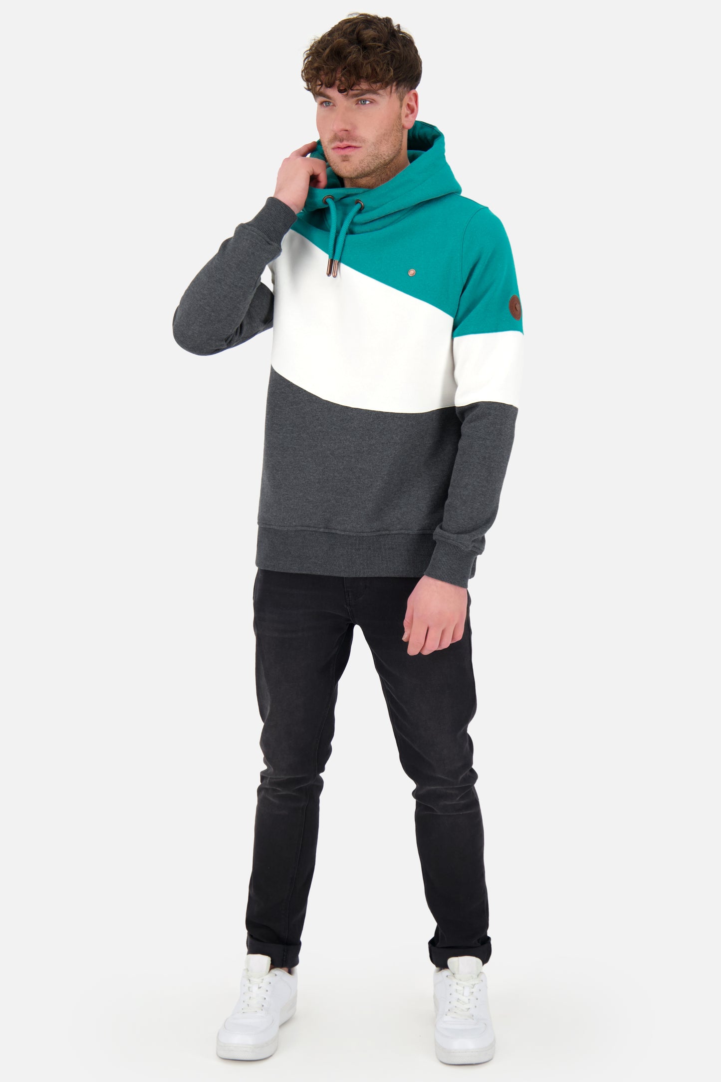 Stylischer Herren-Hoodie SteanAK A Schwarz