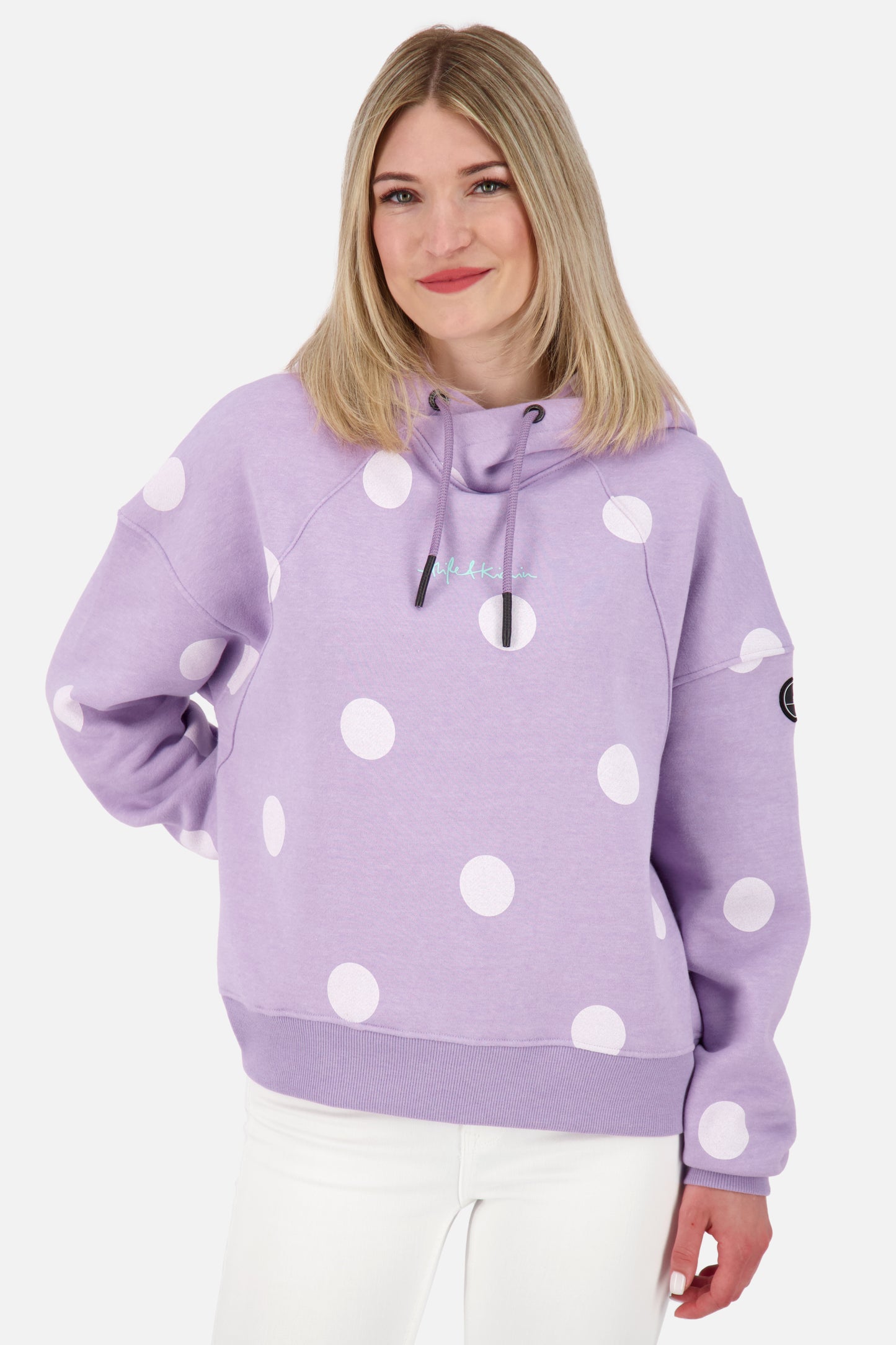 JessyAK B Kapuzenpullover Damen: Trendiger Look Violett