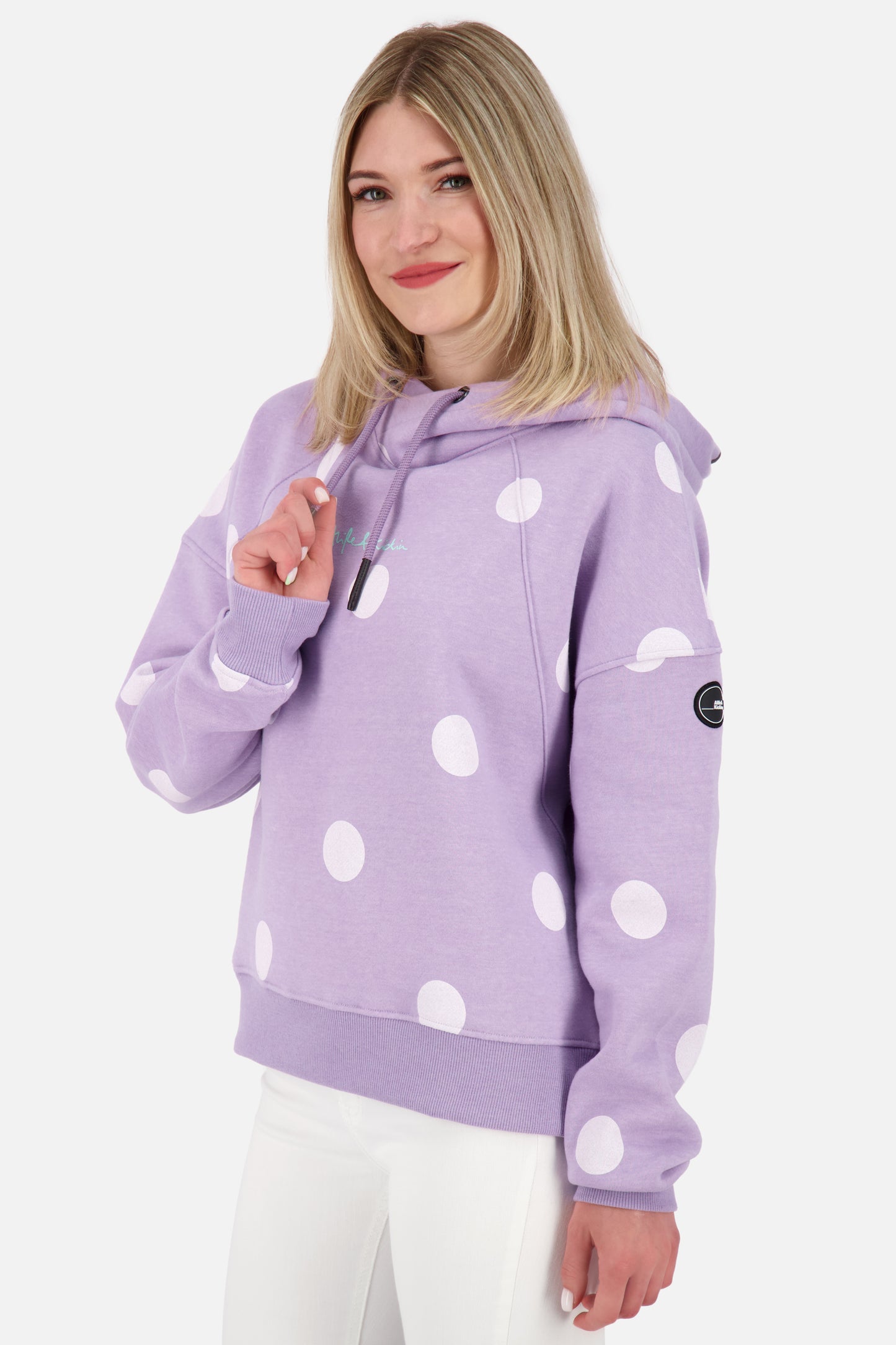 JessyAK B Kapuzenpullover Damen: Trendiger Look Violett