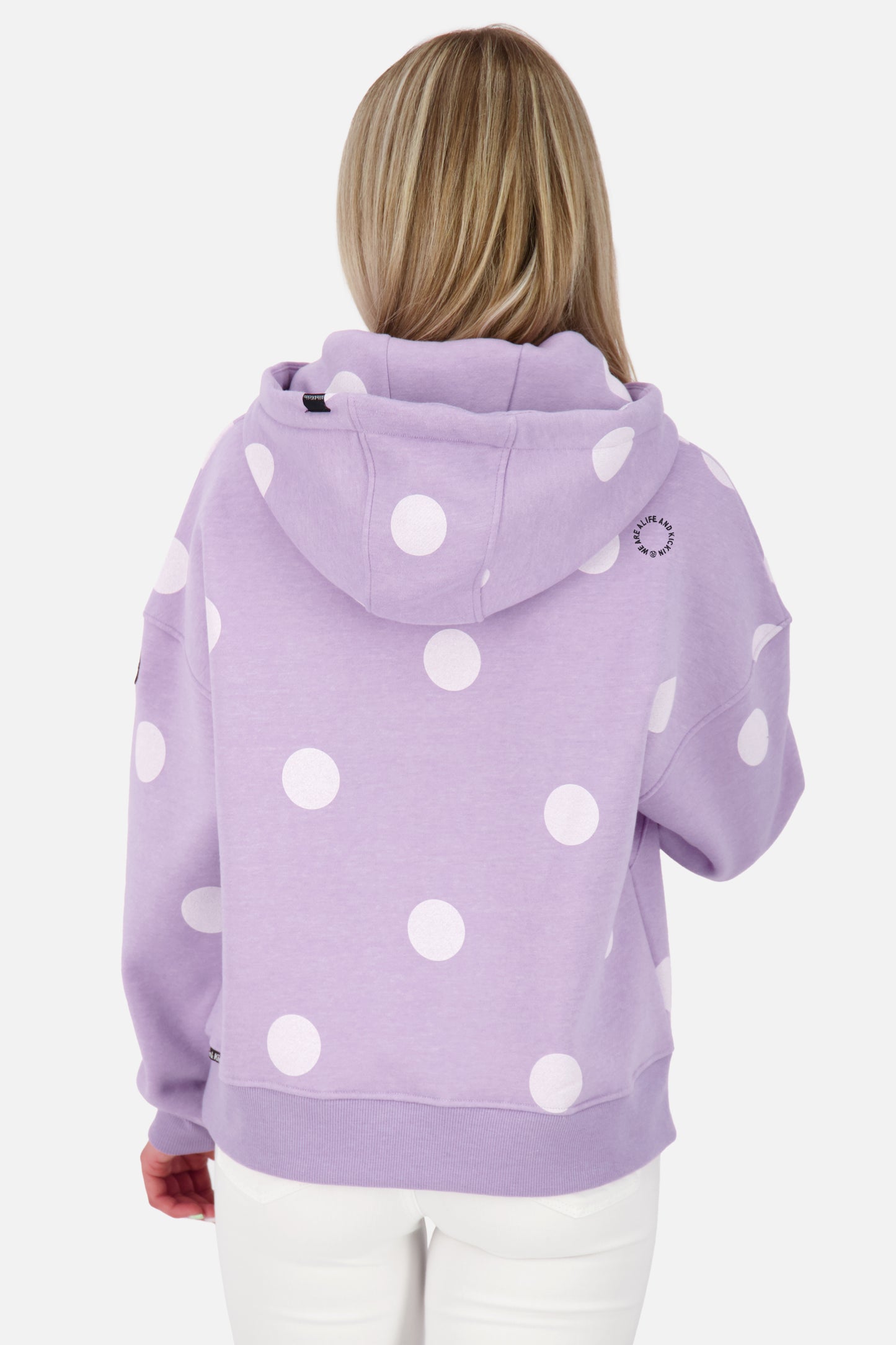 JessyAK B Kapuzenpullover Damen: Trendiger Look Violett