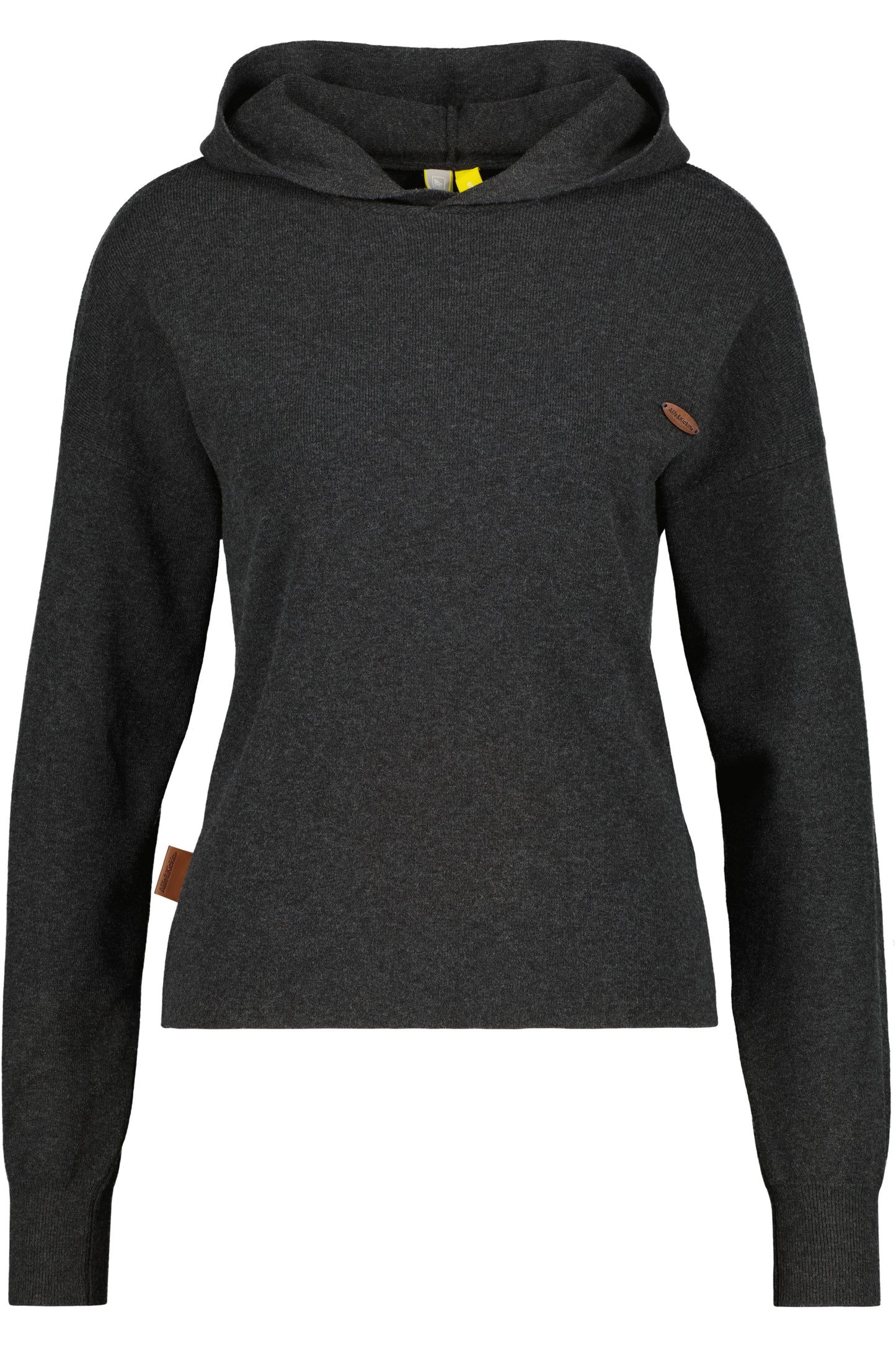 Bequemer Damen Strickpullover GwenAK Grau