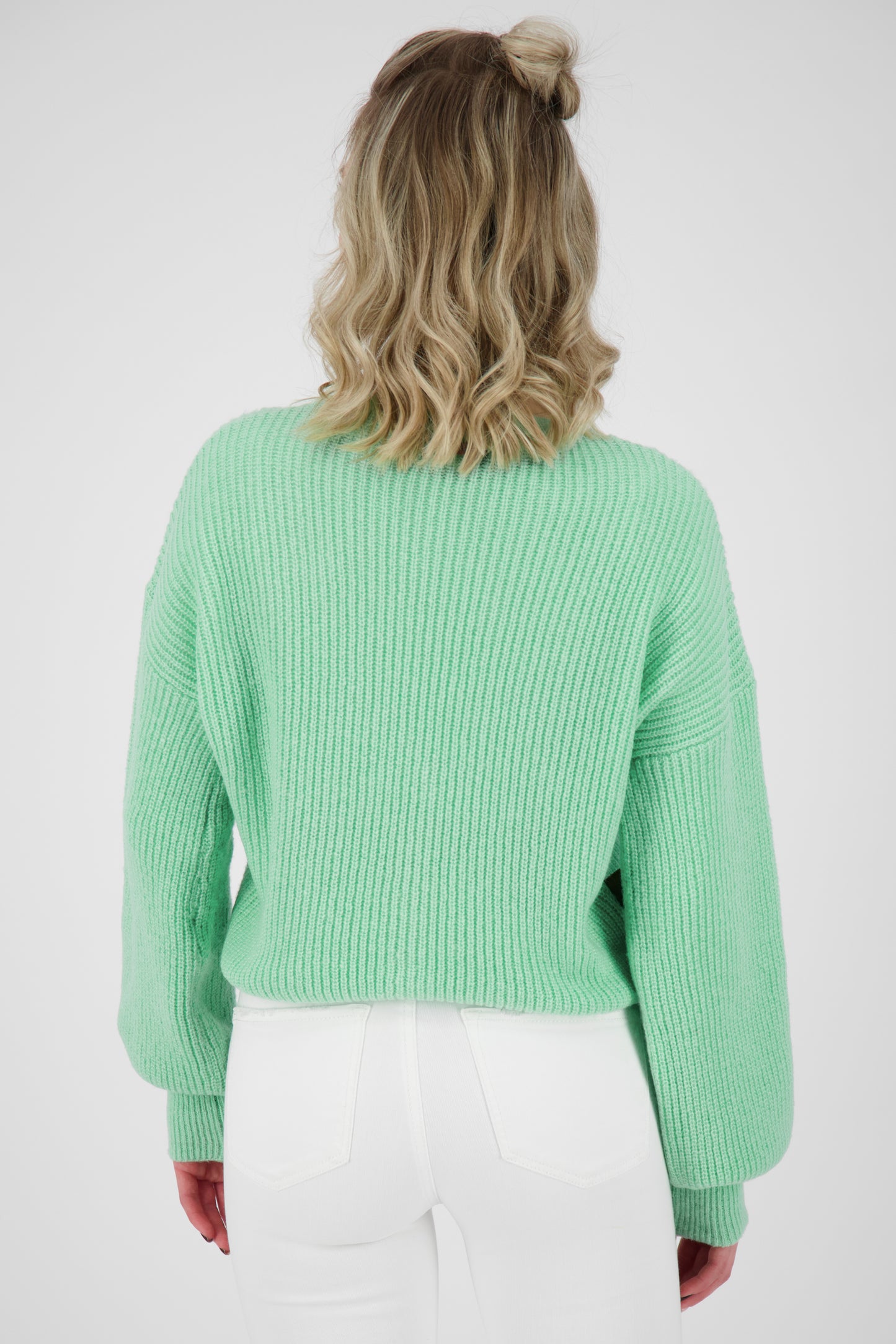 Trendige Damen Strickjacke KrissyAK - Angesagte Farben Hellgrün