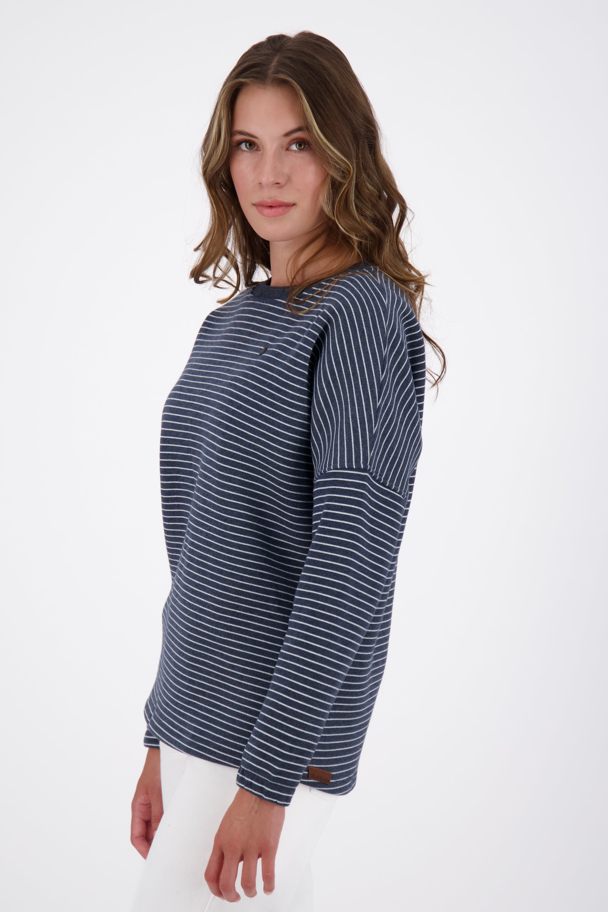 Komfortabler Sweatpullover DeniseAK für Damen Dunkelblau