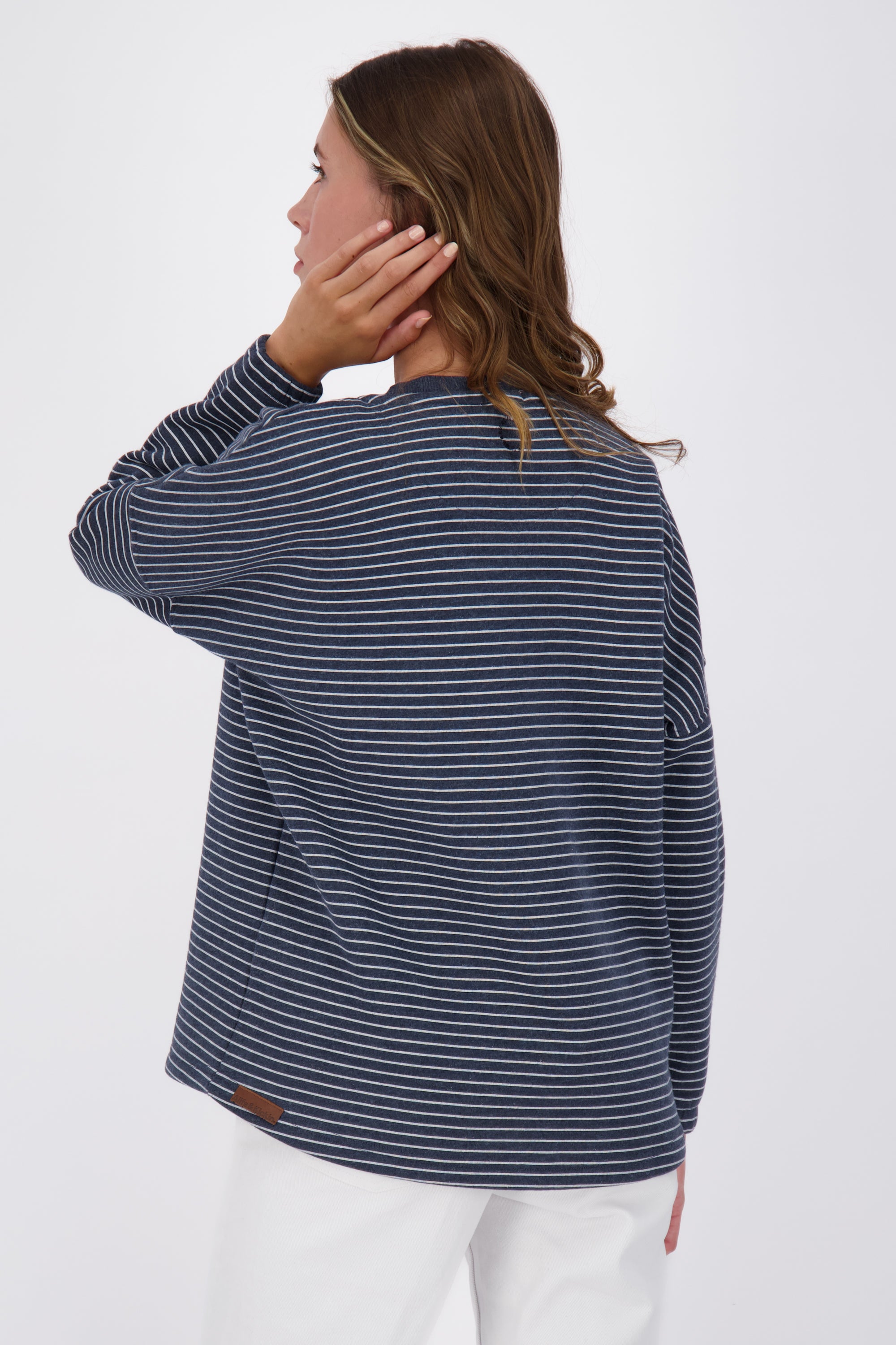 Komfortabler Sweatpullover DeniseAK für Damen Dunkelblau