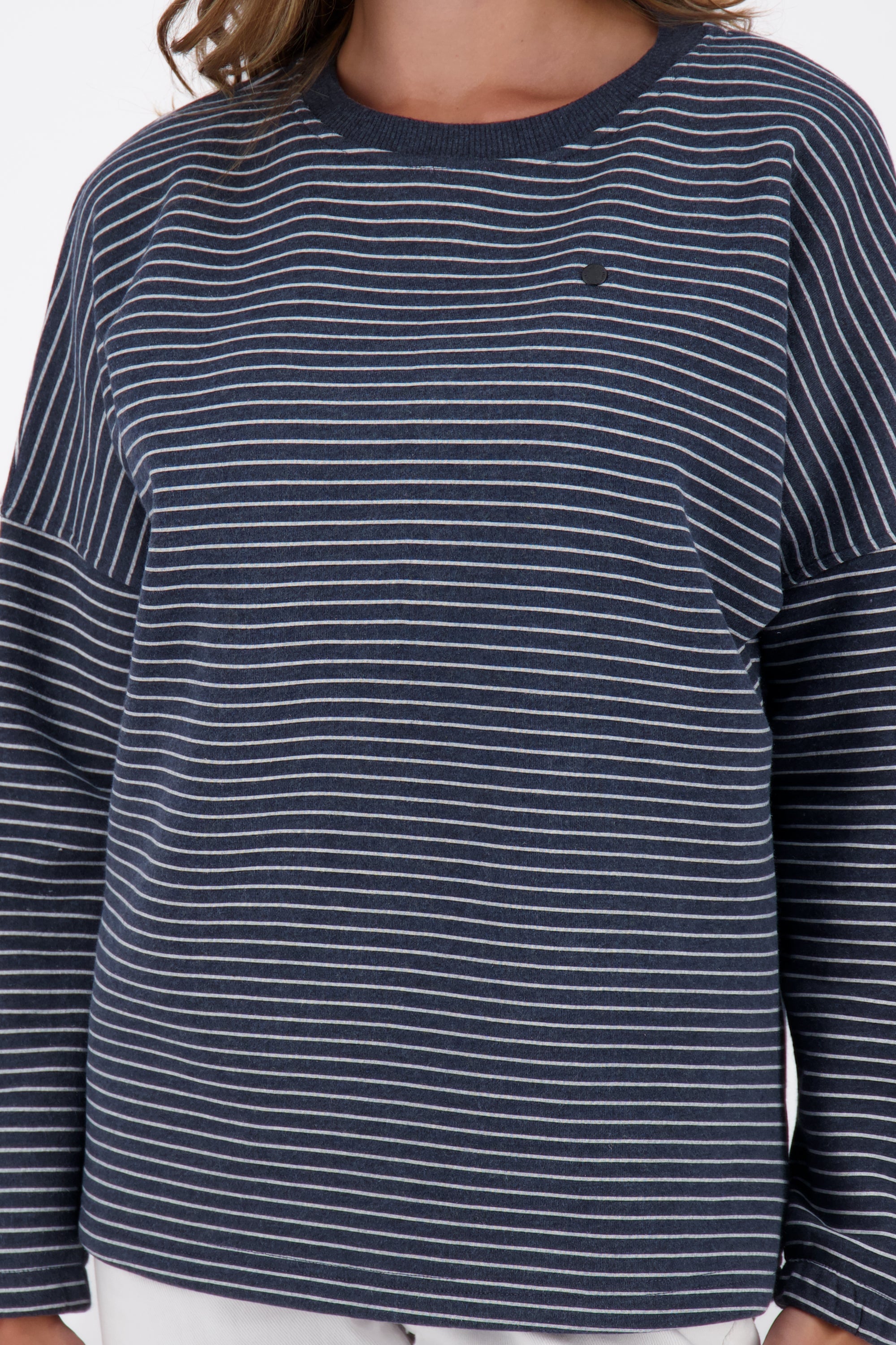 Komfortabler Sweatpullover DeniseAK für Damen Dunkelblau