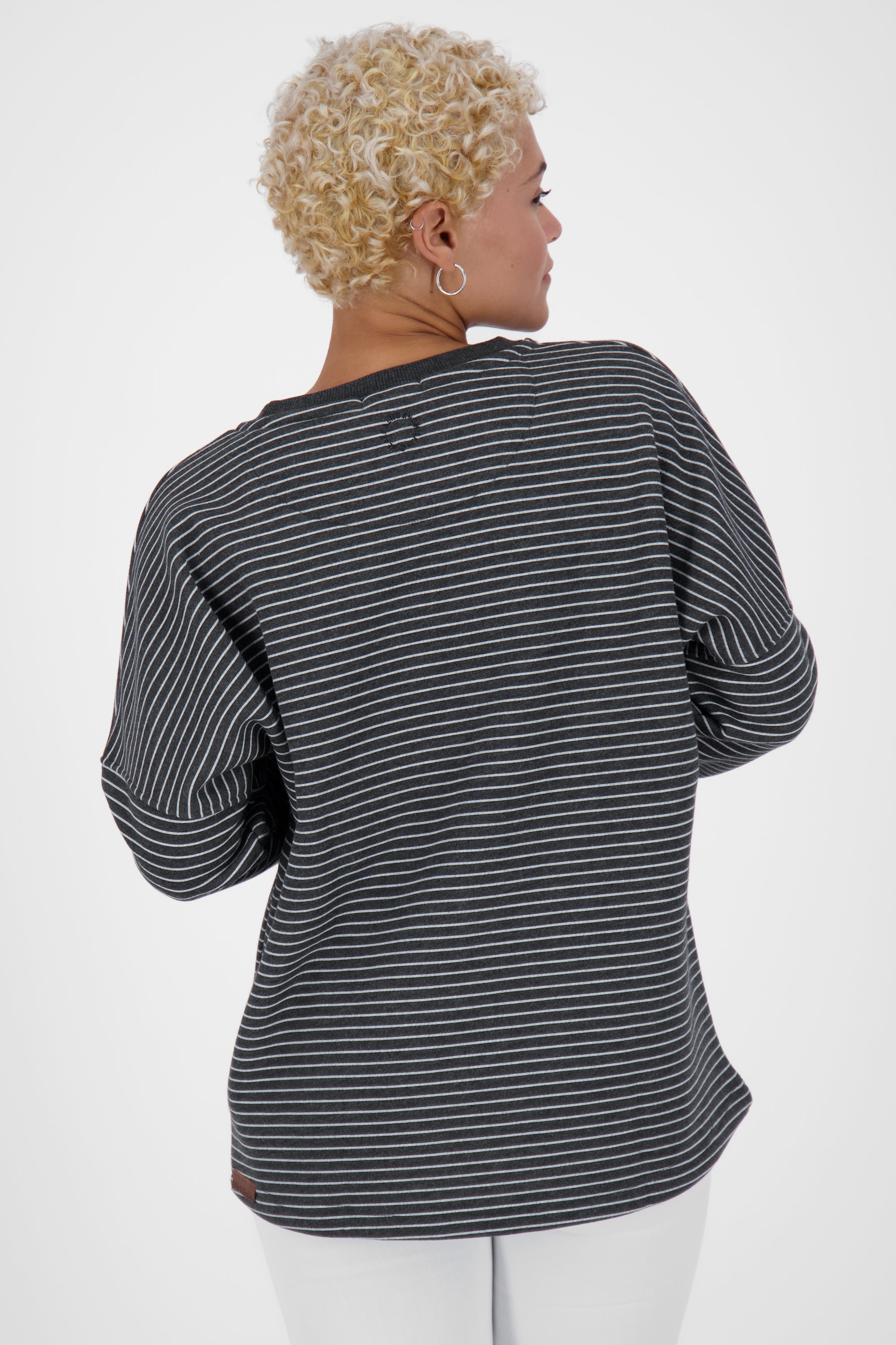 Komfortabler Sweatpullover DeniseAK für Damen Schwarz