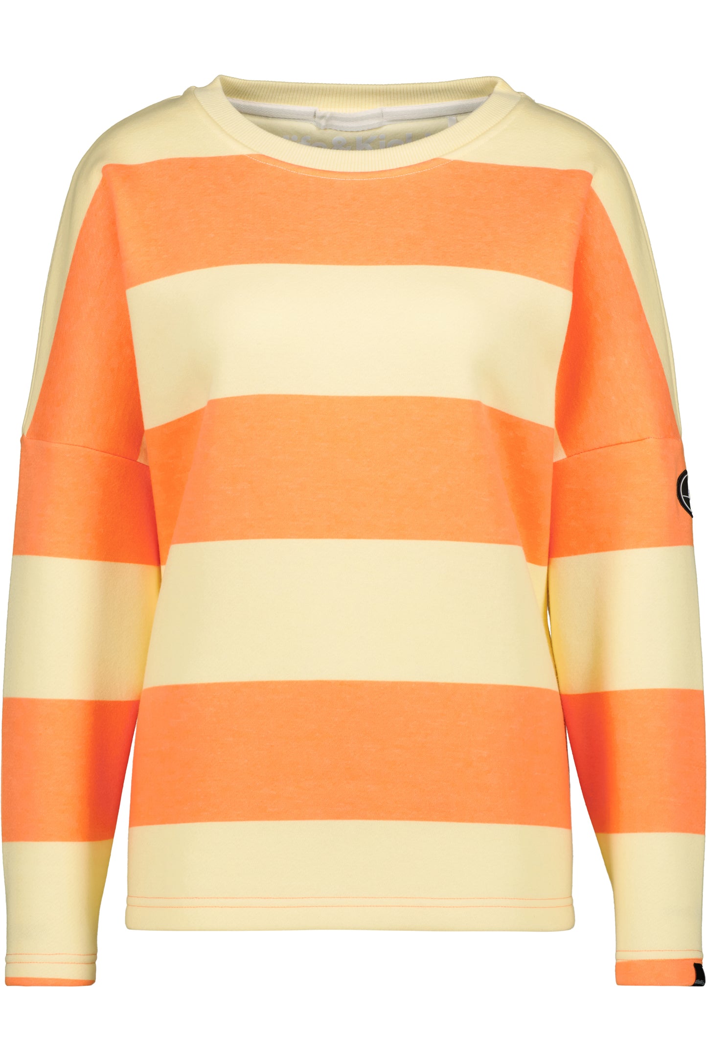 Farbenfrohes Damen Sweatshirt DeniseAK Z Gelb