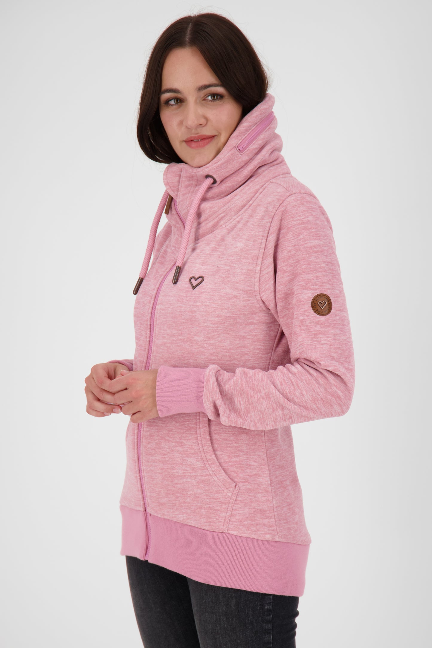 Damenfleecejacke VivianAK F von Alife and Kickin für den perfekten Wohlfühl-Look Rosa