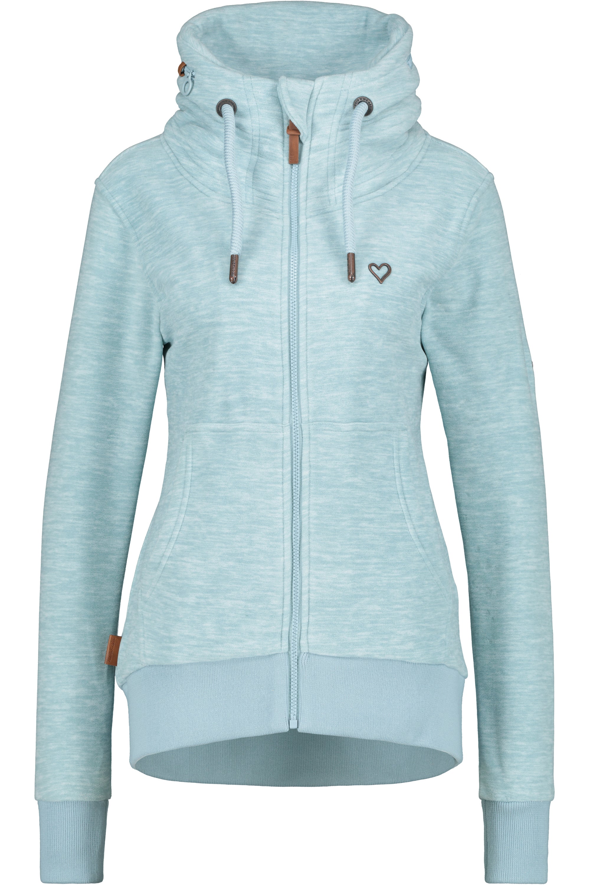 Damenfleecejacke VivianAK F von Alife and Kickin für den perfekten Wohlfühl-Look Hellblau
