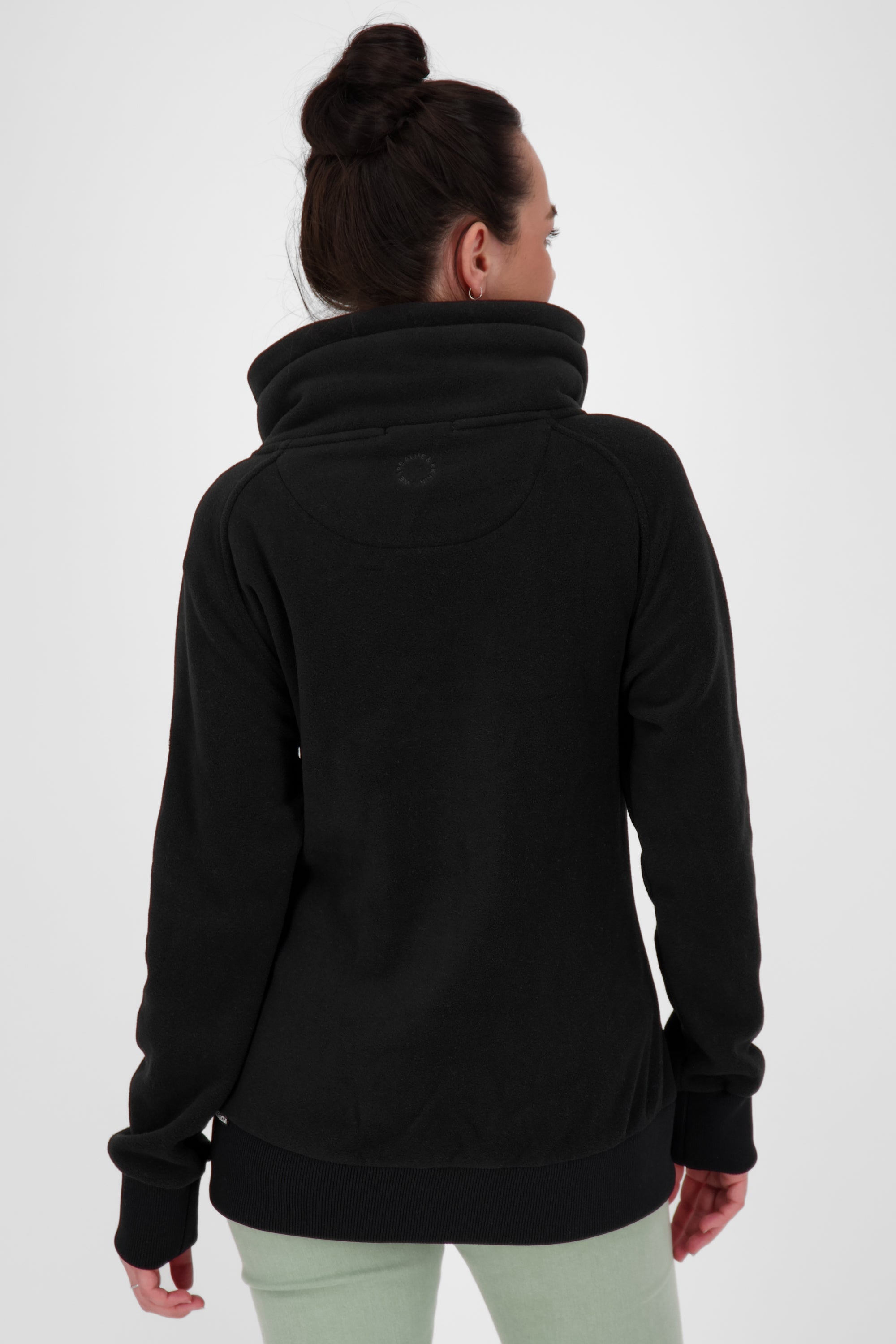 Stilvolle Damen-Fleecejacke MerritAK F Schwarz