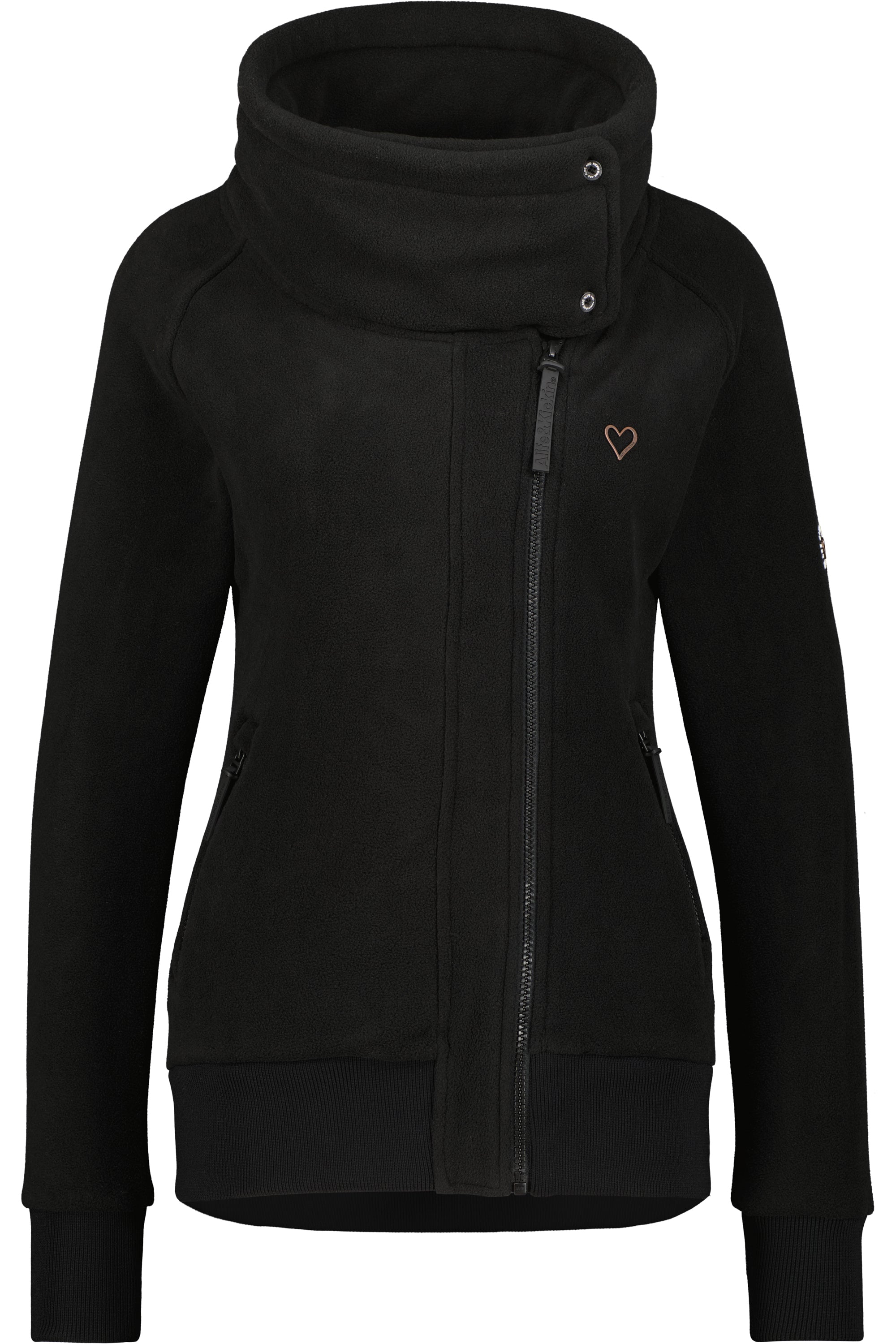 Stilvolle Damen-Fleecejacke MerritAK F Schwarz