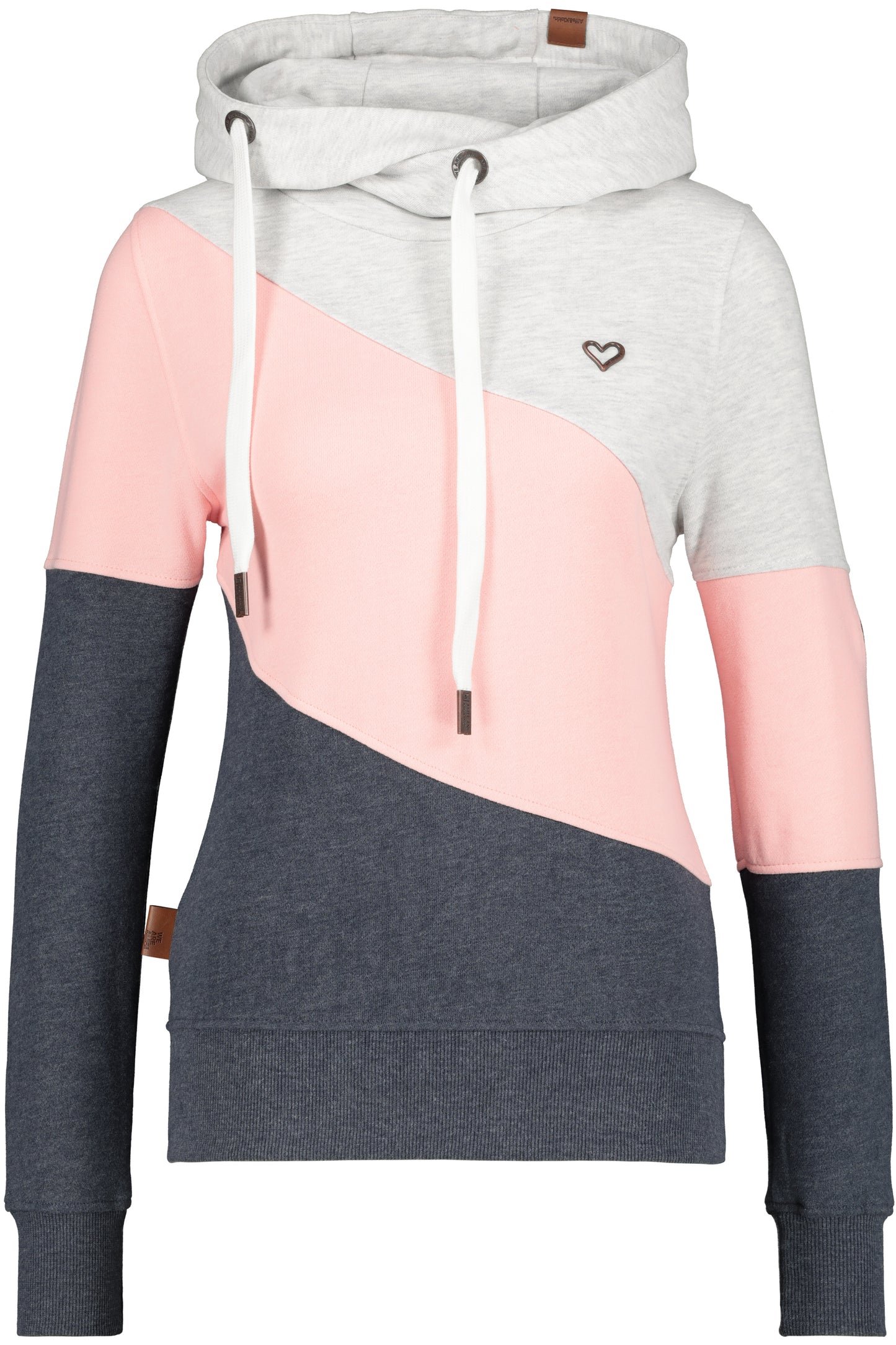 Lässiges Kapuzensweatshirt StacyAK A für Damen Grau