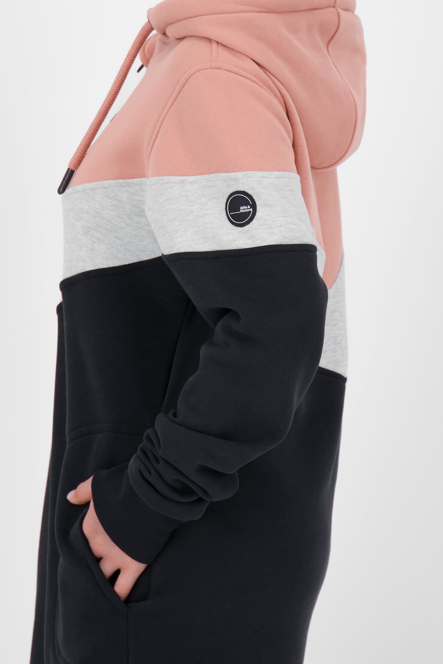 Damenkleid BiggiAK A - Trendiges Sweatkleid für Herbst Rosa