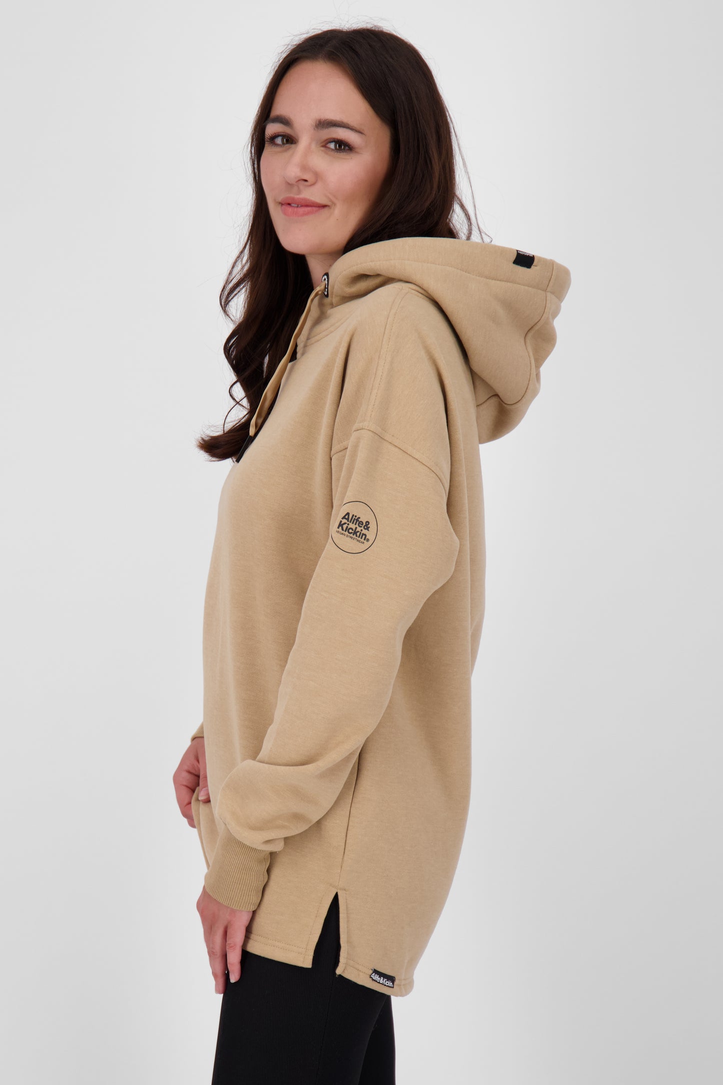 JessicaAK A Kapuzenpullover für Damen - Komfort und Trendiness vereint Beige
