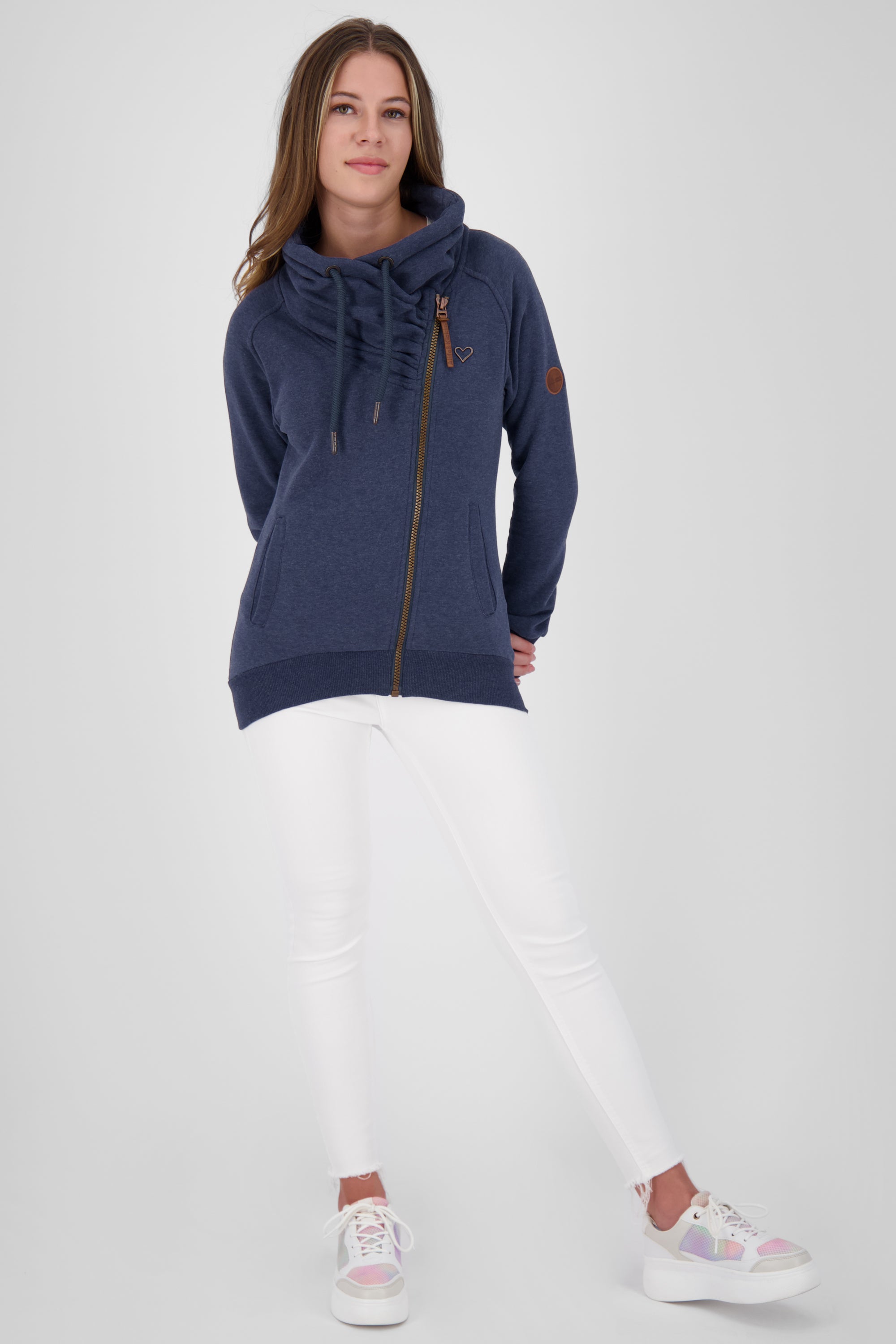 LimaAK A - Stilvolle Sweatjacke für Damen Dunkelblau