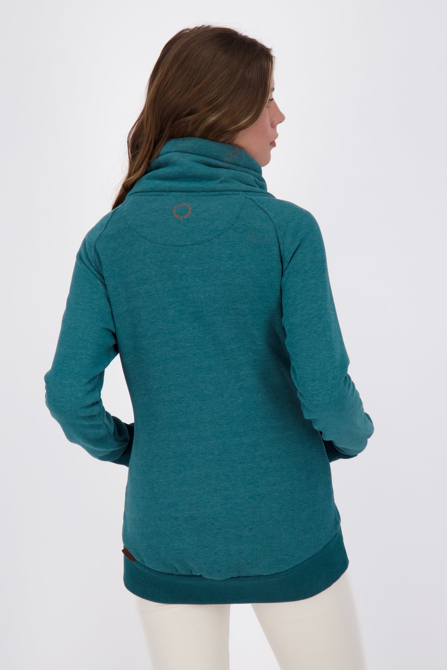 Damen Zip-Jacke MerteAK A - Komfort und Trend in Einem Dunkelgrün