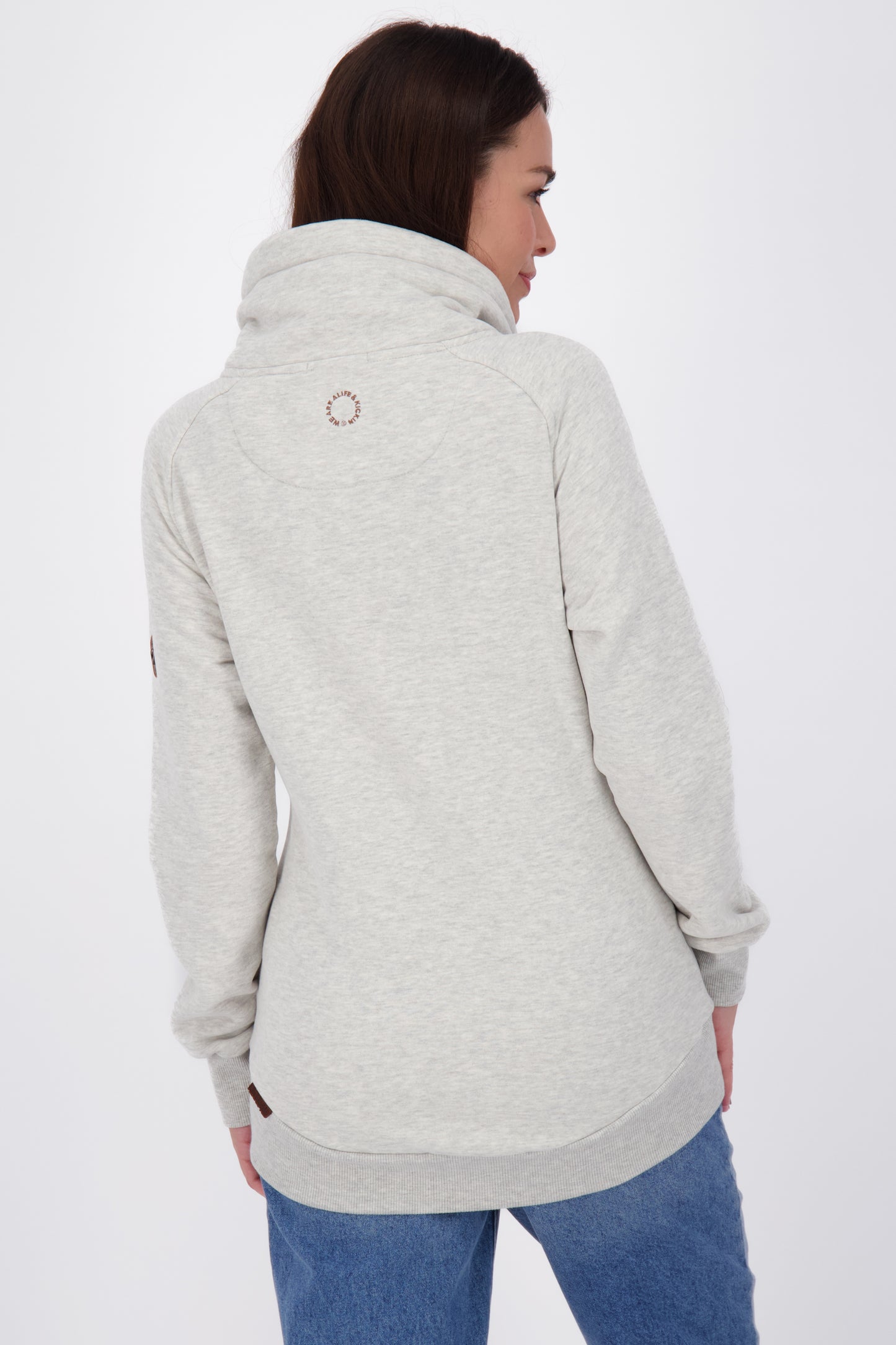 Damen Zip-Jacke MerteAK A - Komfort und Trend in Einem Grau