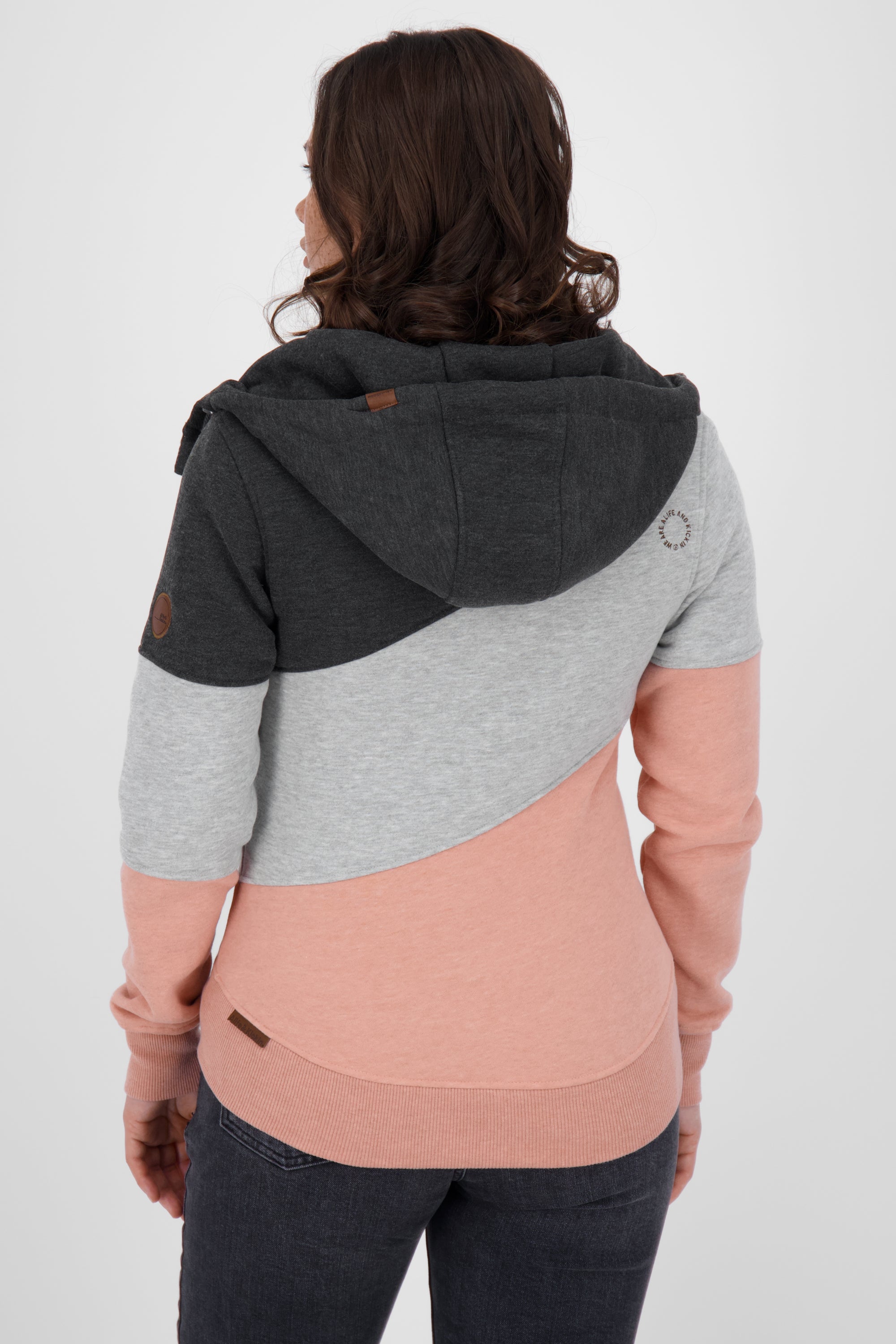 Damen Zip-Jacke SteffiAK A mit Stil Rosa
