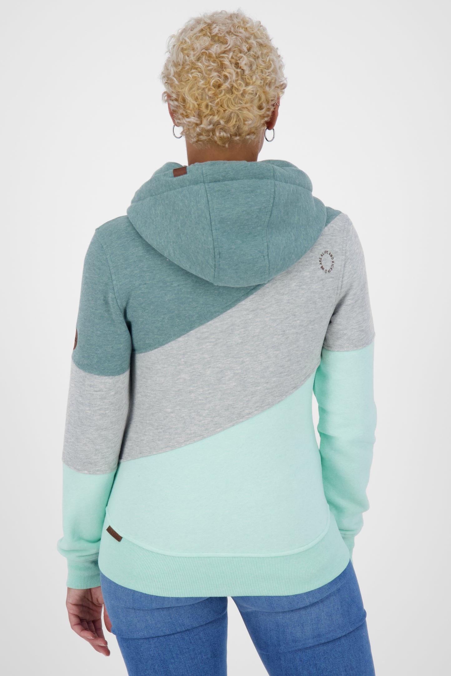 Damen Zip-Jacke SteffiAK A mit Stil Hellgrün