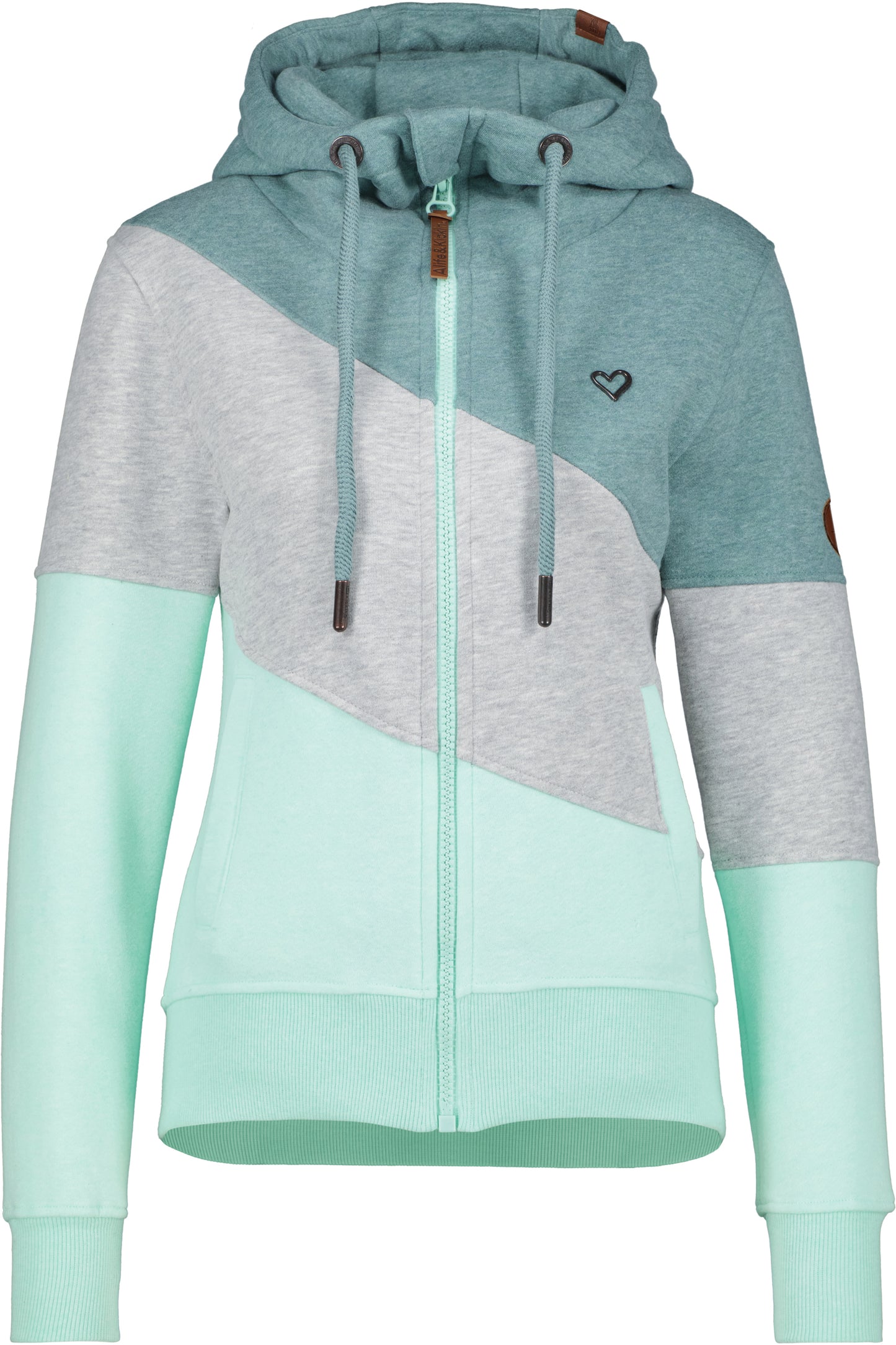 Damen Zip-Jacke SteffiAK A mit Stil Hellgrün