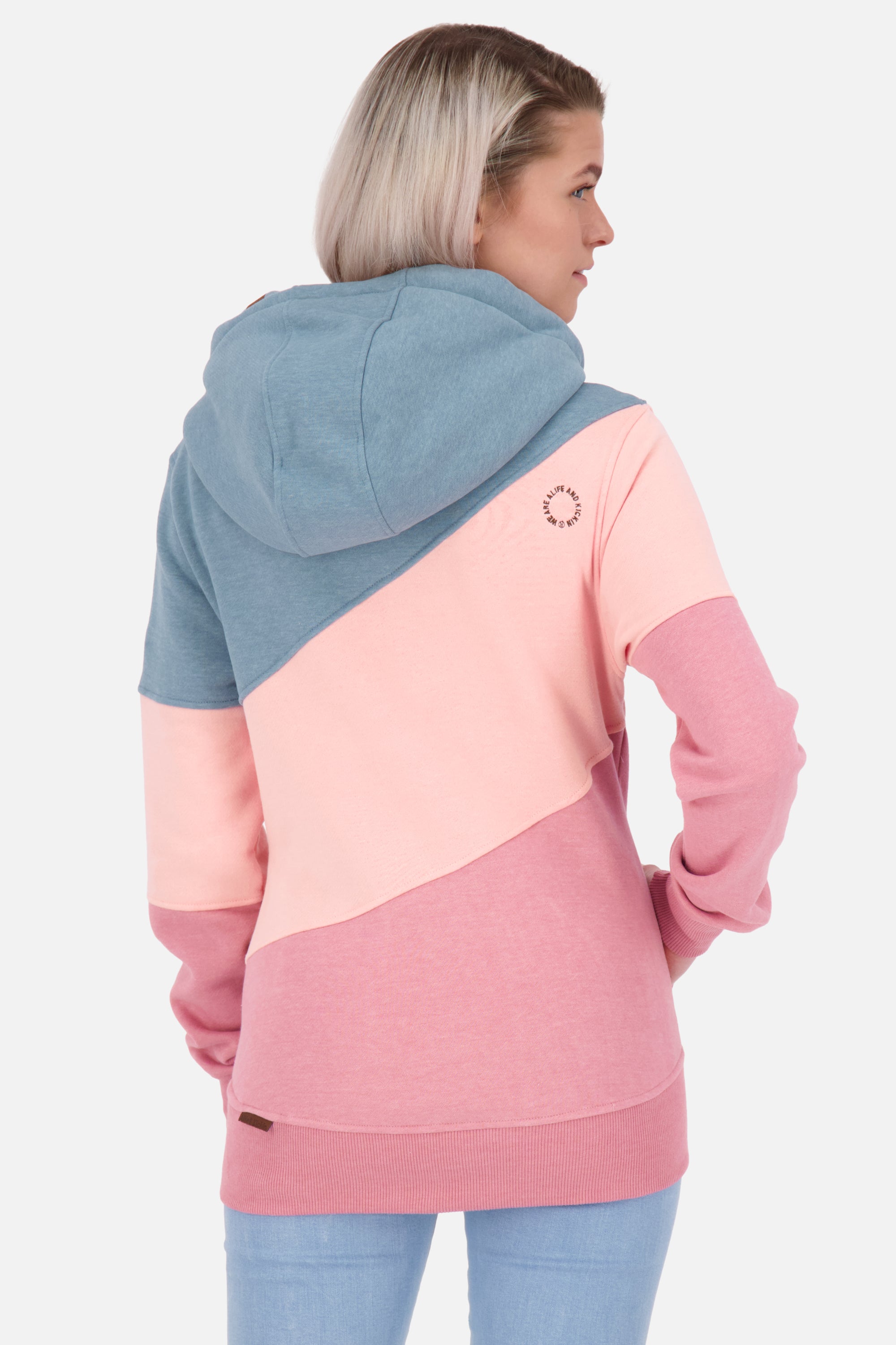 Damen Kapuzensweatjacke SteffiAK A - Komfort und Style vereint Rosa