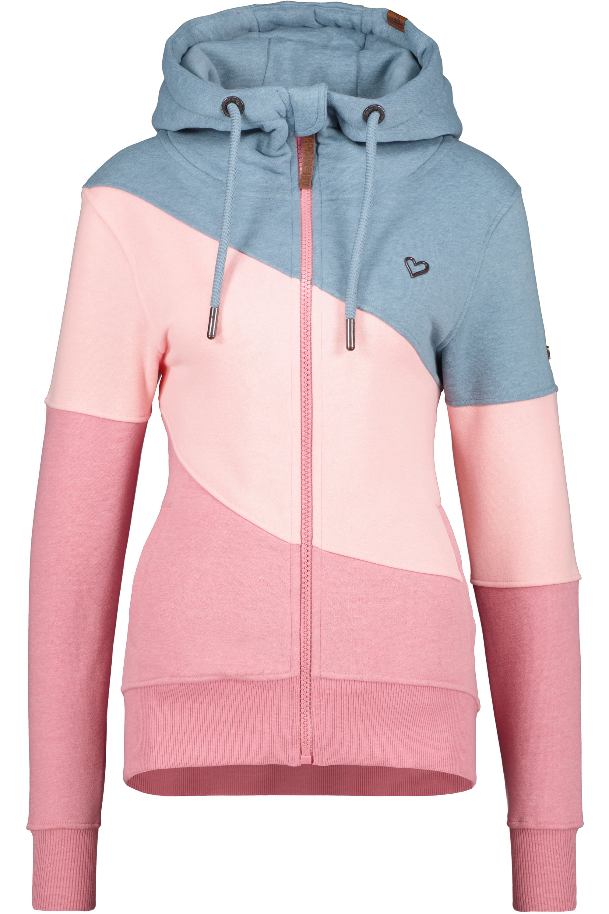 Damen Kapuzensweatjacke SteffiAK A - Komfort und Style vereint Rosa